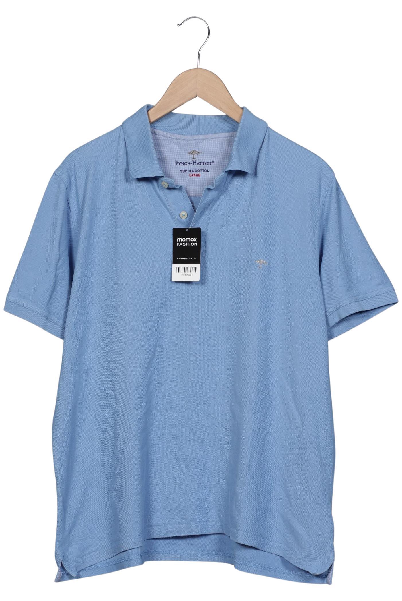 

Fynch Hatton Herren Poloshirt, blau, Gr. 52