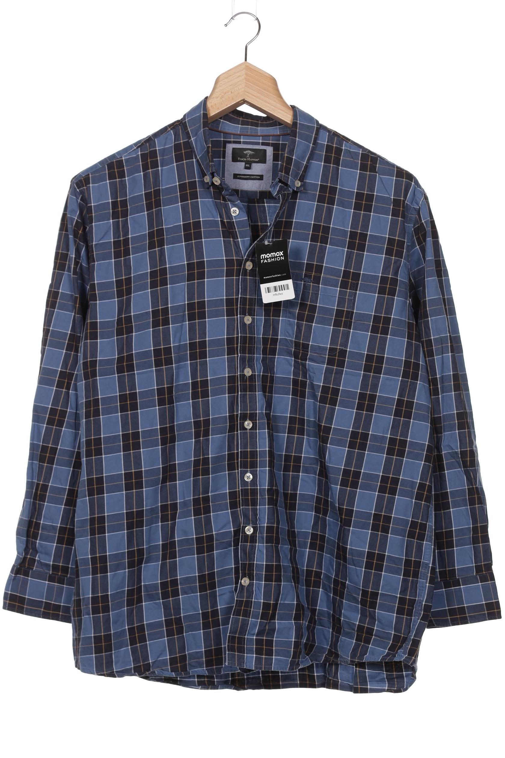 

Fynch Hatton Herren Hemd, marineblau, Gr. 56