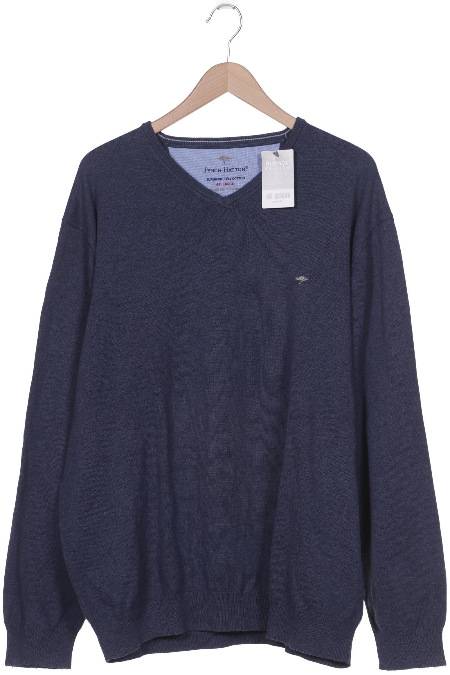 

Fynch Hatton Herren Pullover, blau