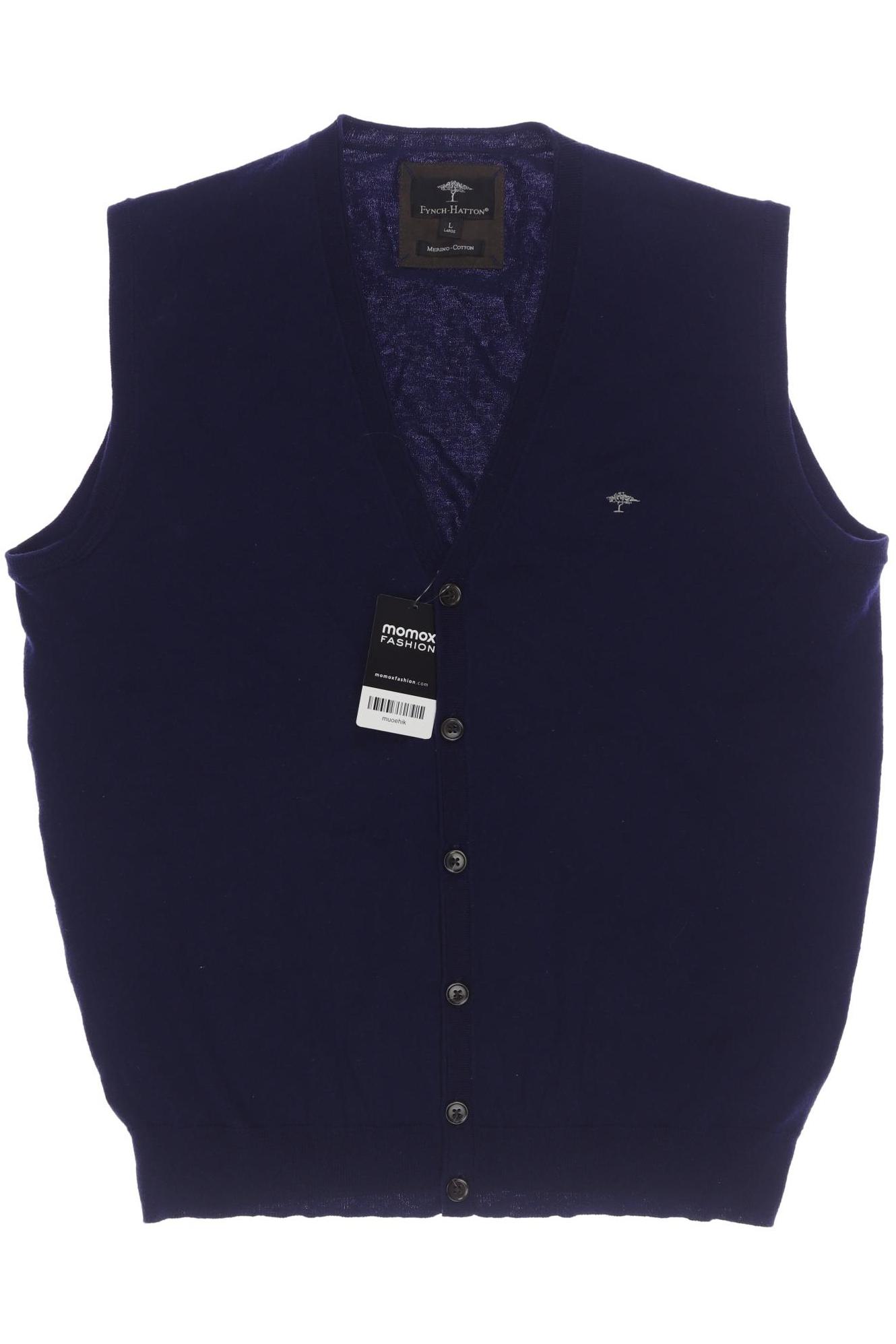 

Fynch Hatton Herren Weste, marineblau, Gr. 52