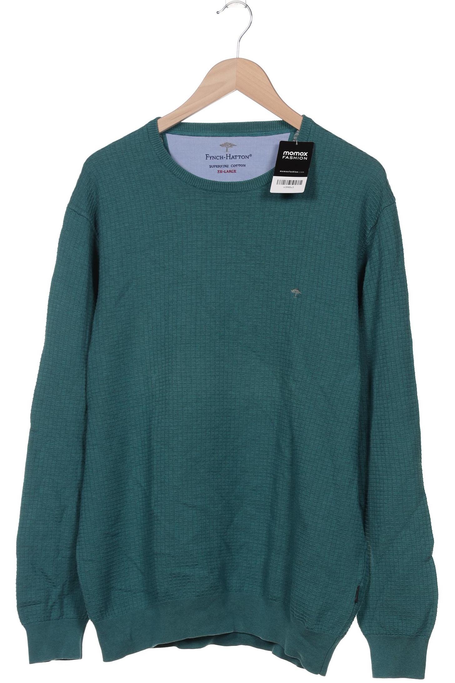 

Fynch Hatton Herren Pullover, türkis, Gr. 58