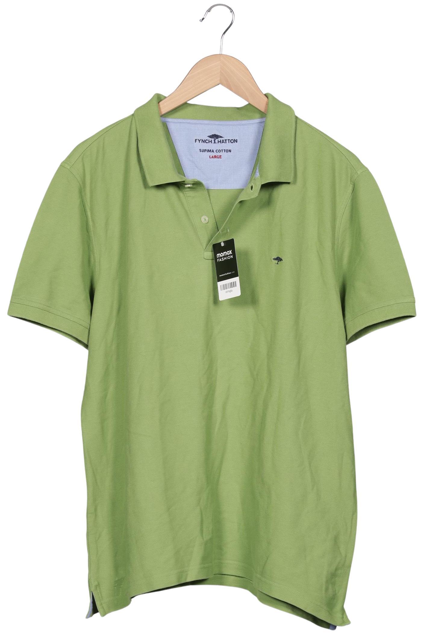 Thumbnail - Fynch Hatton Herren Poloshirt, hellgrün, Gr. 52