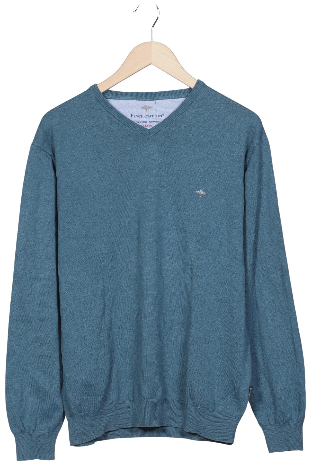 

Fynch Hatton Herren Pullover, blau, Gr. 54