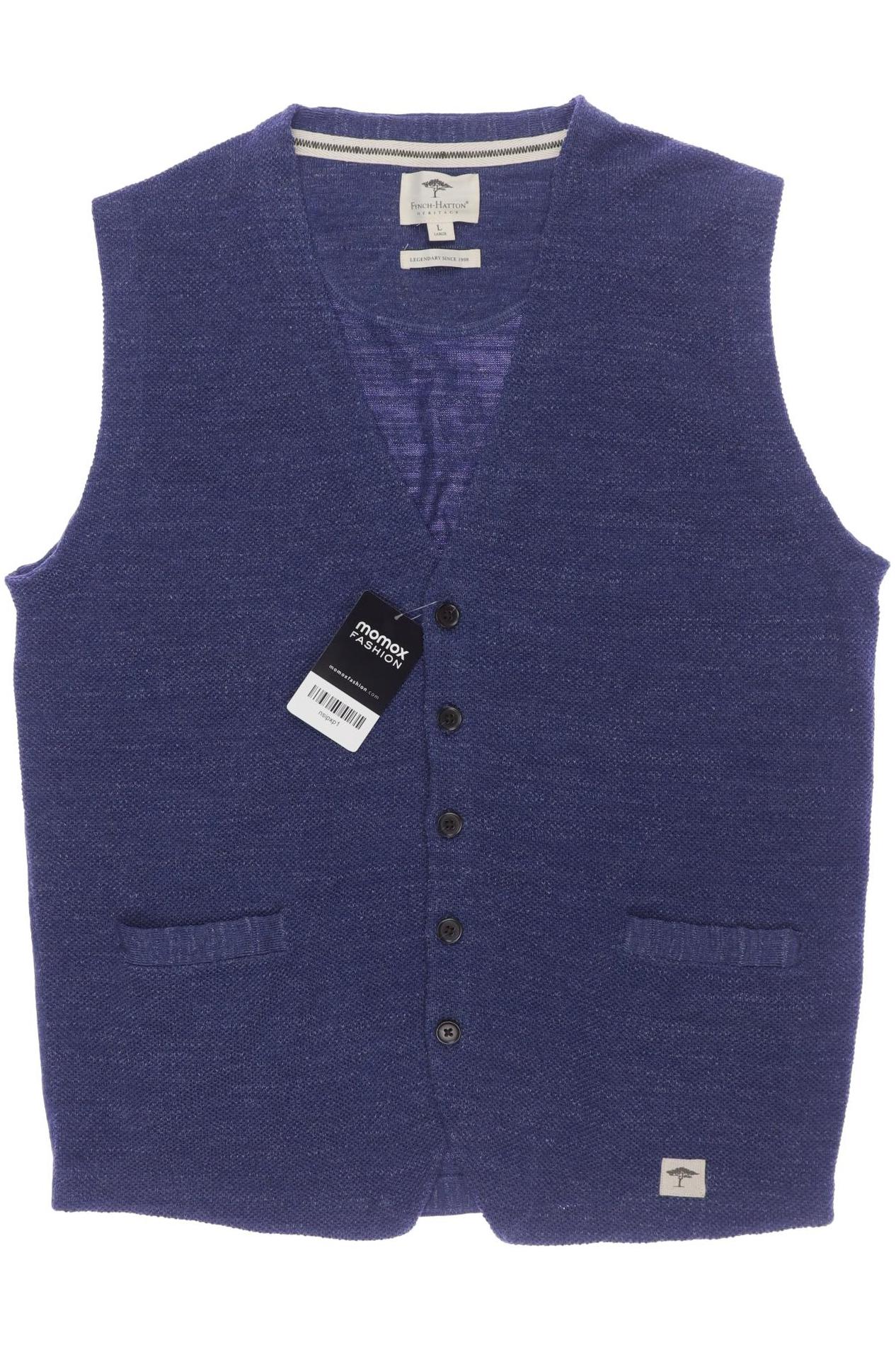

Fynch Hatton Herren Weste, marineblau, Gr. 52