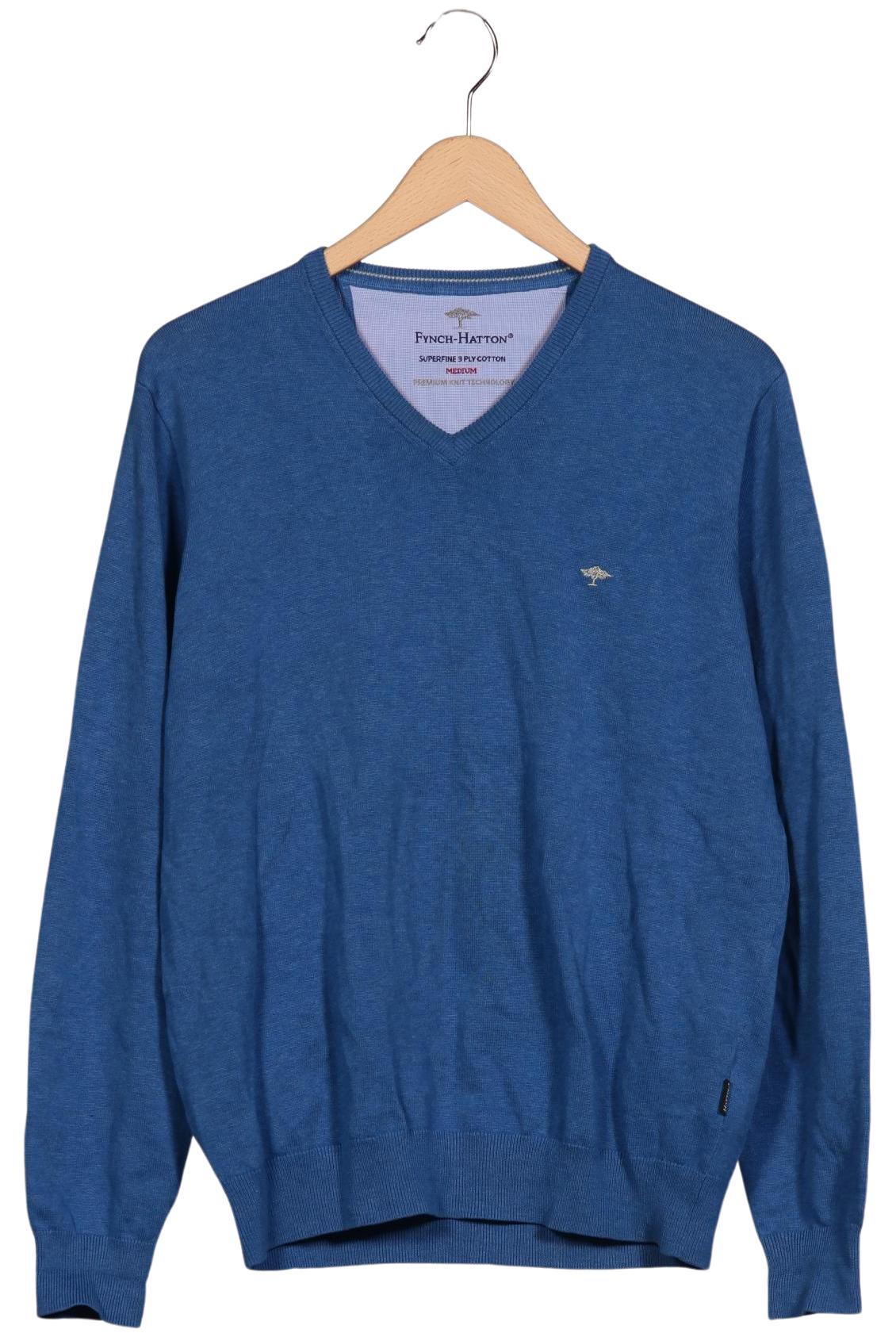 

Fynch Hatton Herren Pullover, blau, Gr. 48