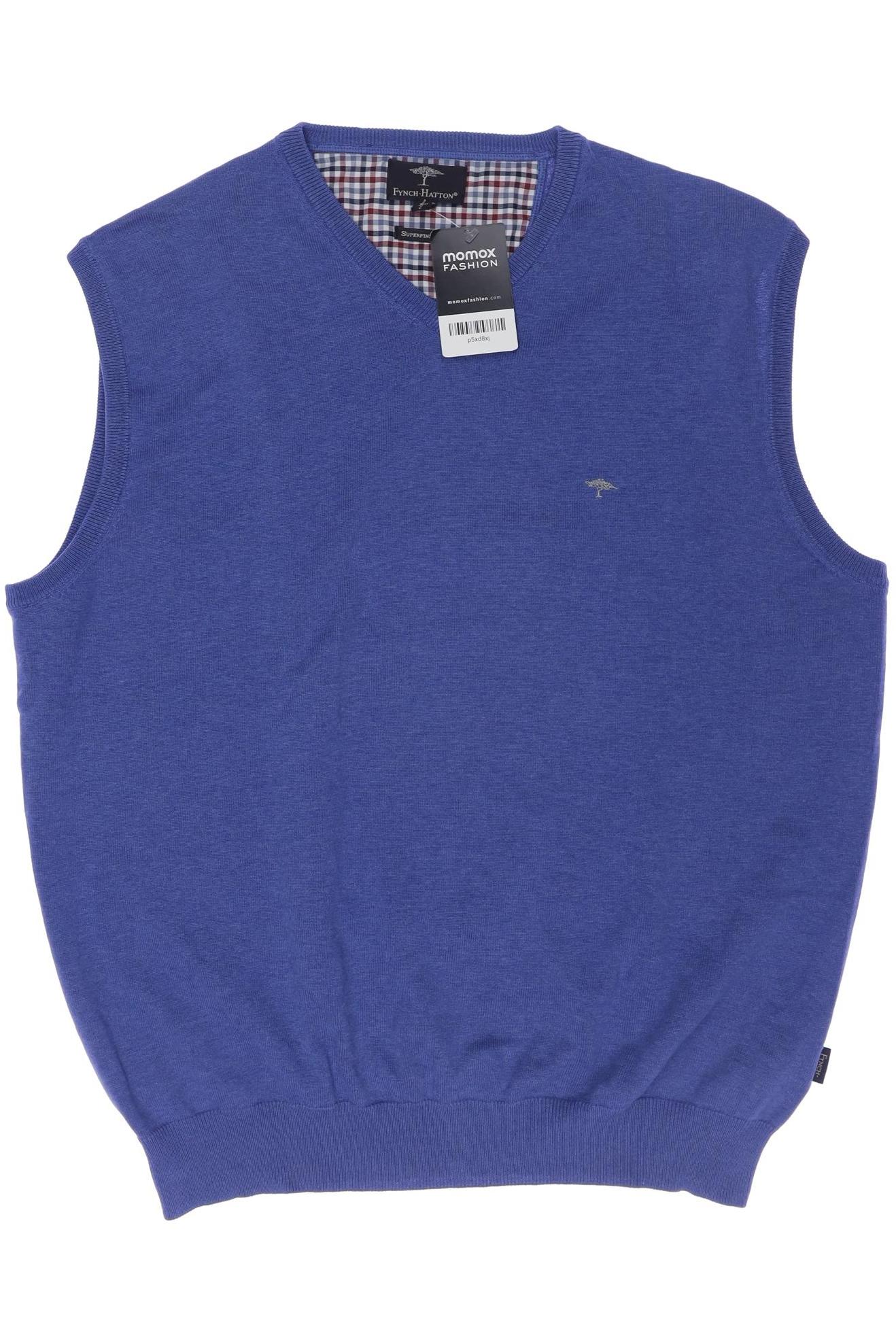 

Fynch Hatton Herren Pullover, blau, Gr. 54