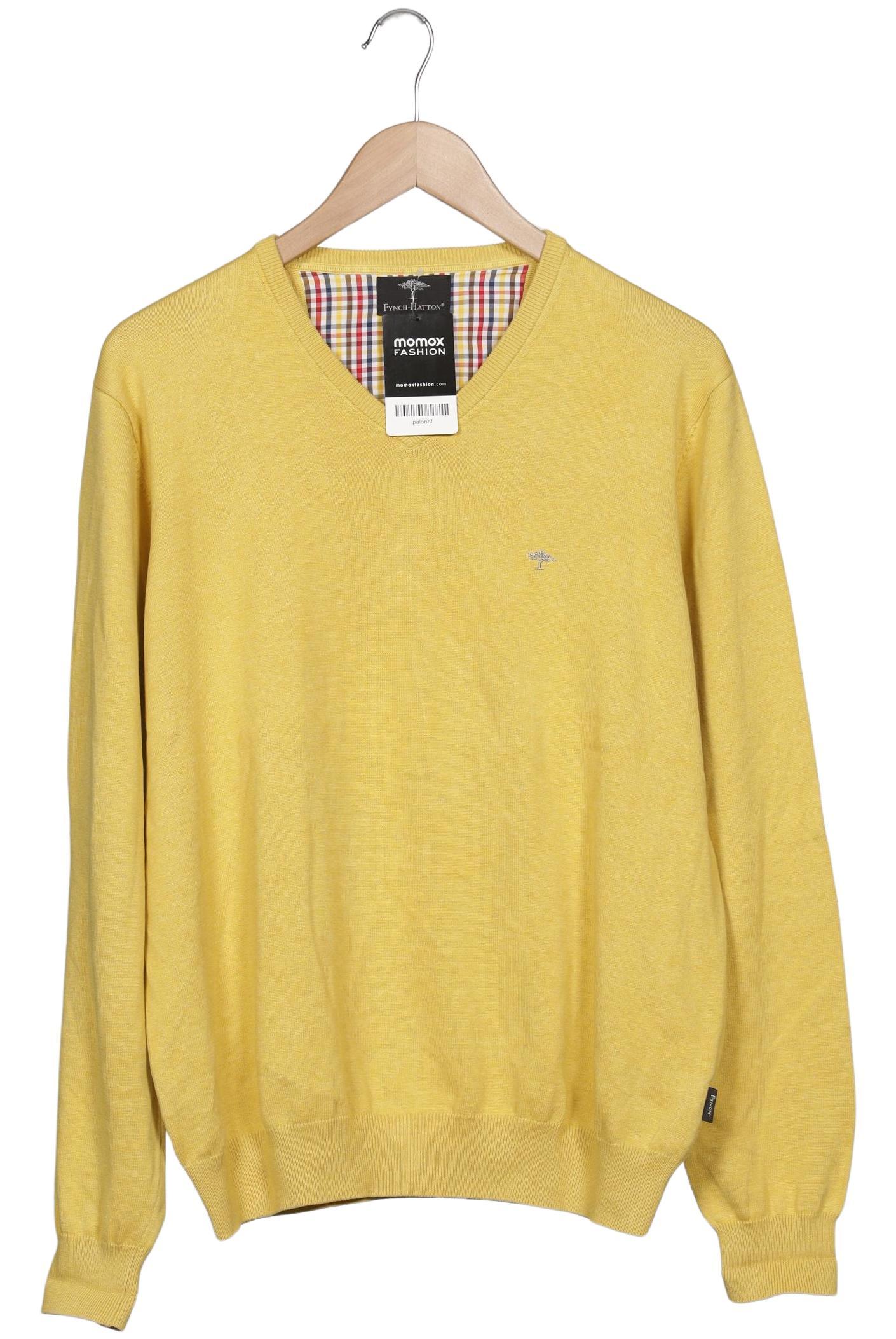 Thumbnail - Fynch Hatton Herren Pullover, gelb, Gr. 46