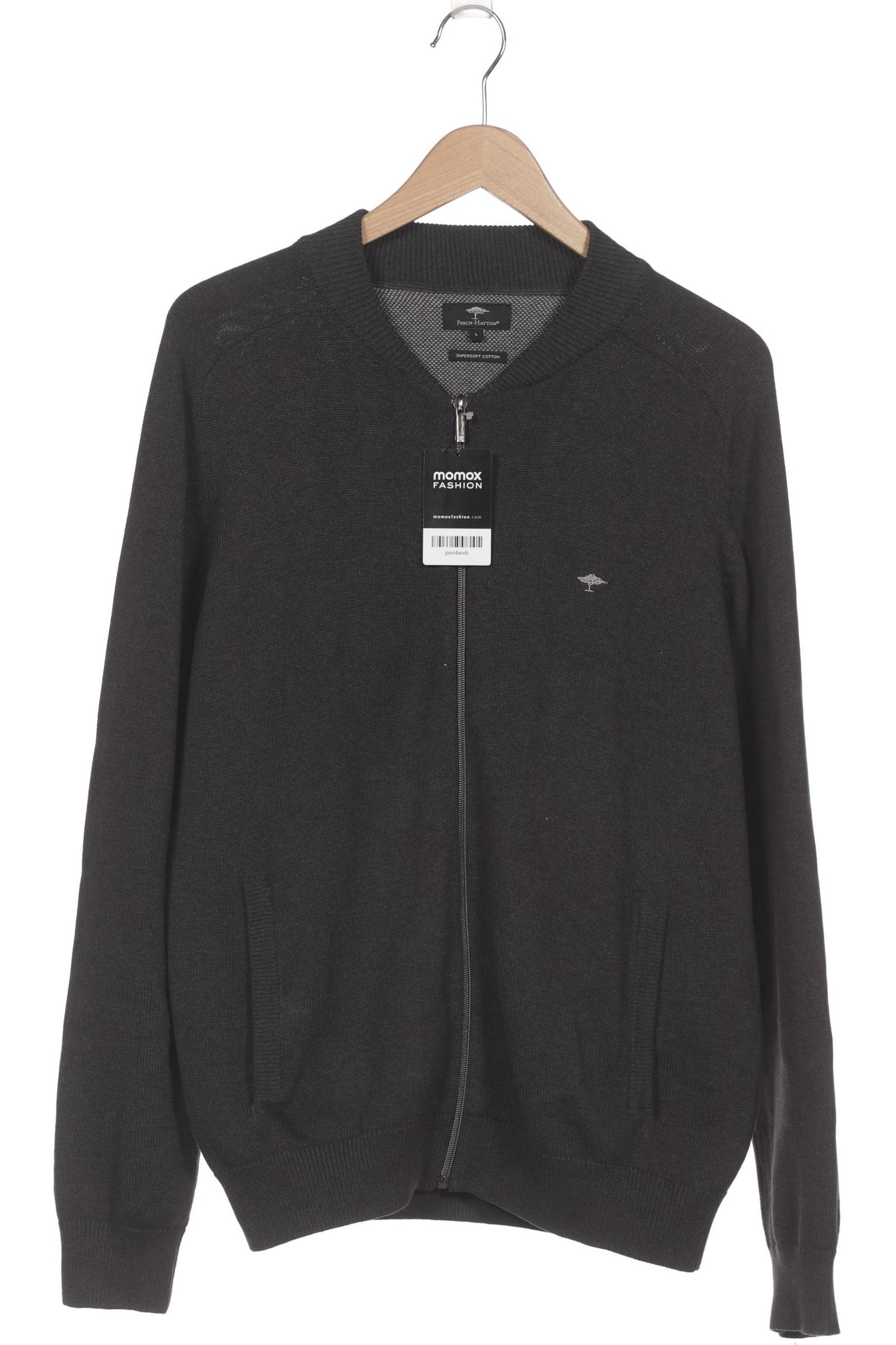 

Fynch Hatton Herren Strickjacke, grau, Gr. 52