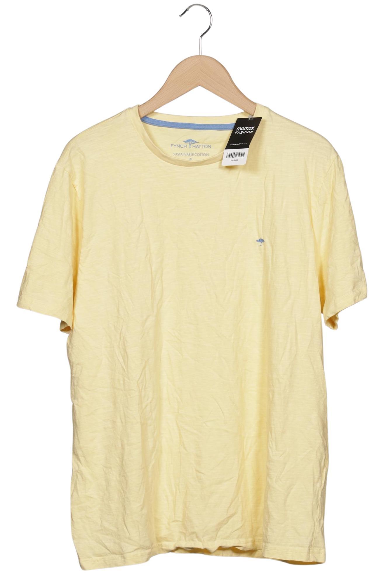 Thumbnail - Fynch Hatton Herren T-Shirt, gelb, Gr. 54