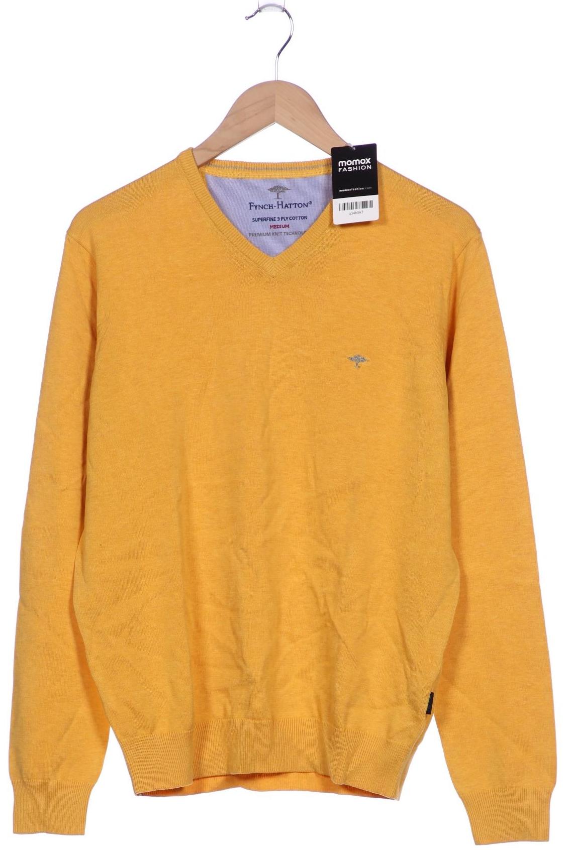 

Fynch Hatton Herren Pullover, gelb, Gr. 48