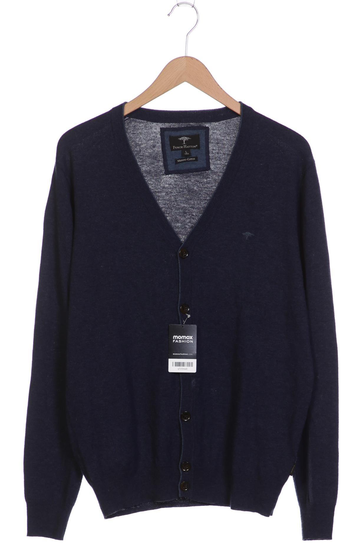 

Fynch Hatton Herren Strickjacke, marineblau