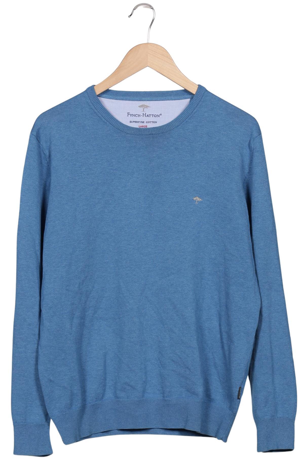 

Fynch Hatton Herren Pullover, blau, Gr. 52