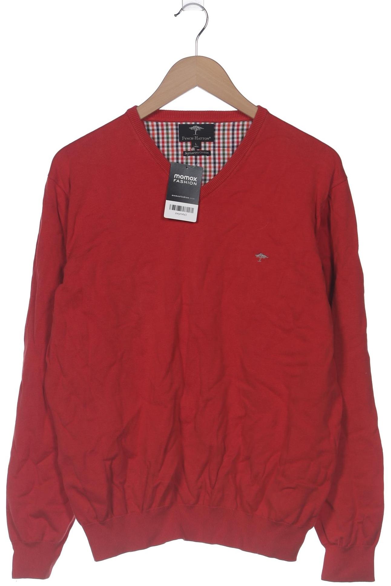 

Fynch Hatton Herren Pullover, rot, Gr. 52