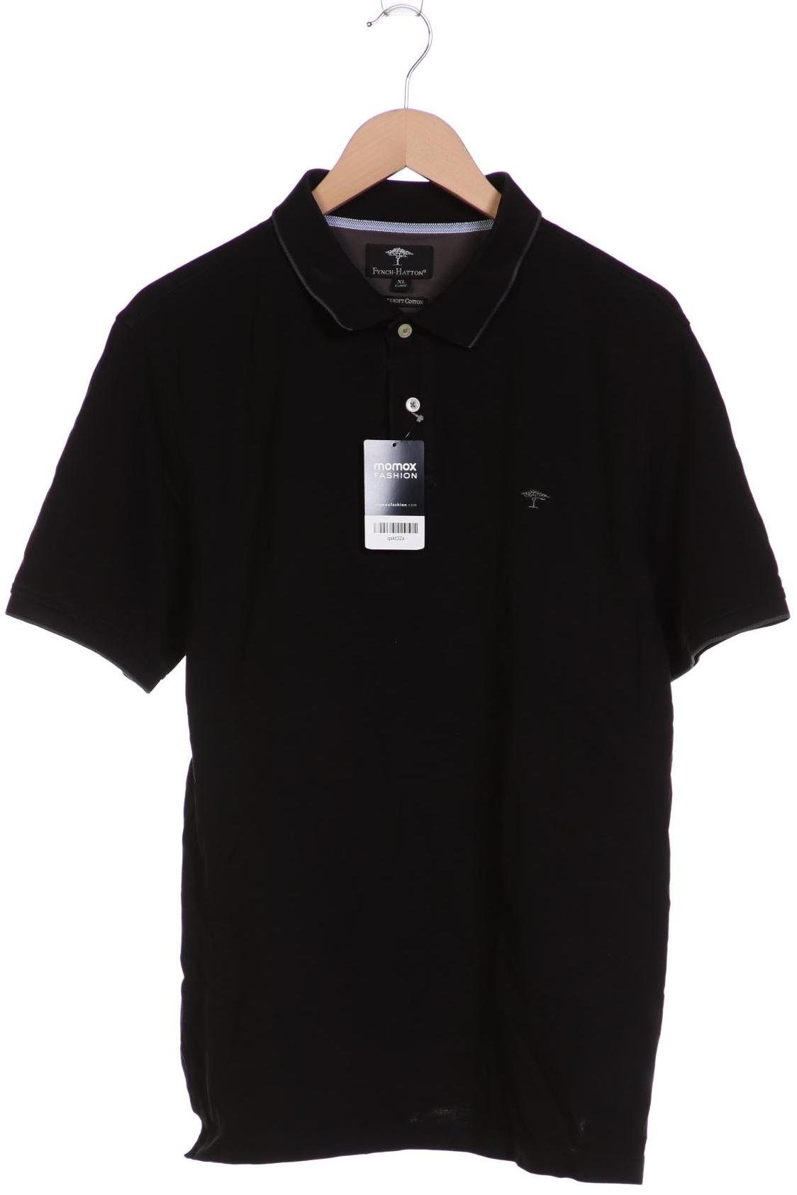 

Fynch Hatton Herren Poloshirt, schwarz