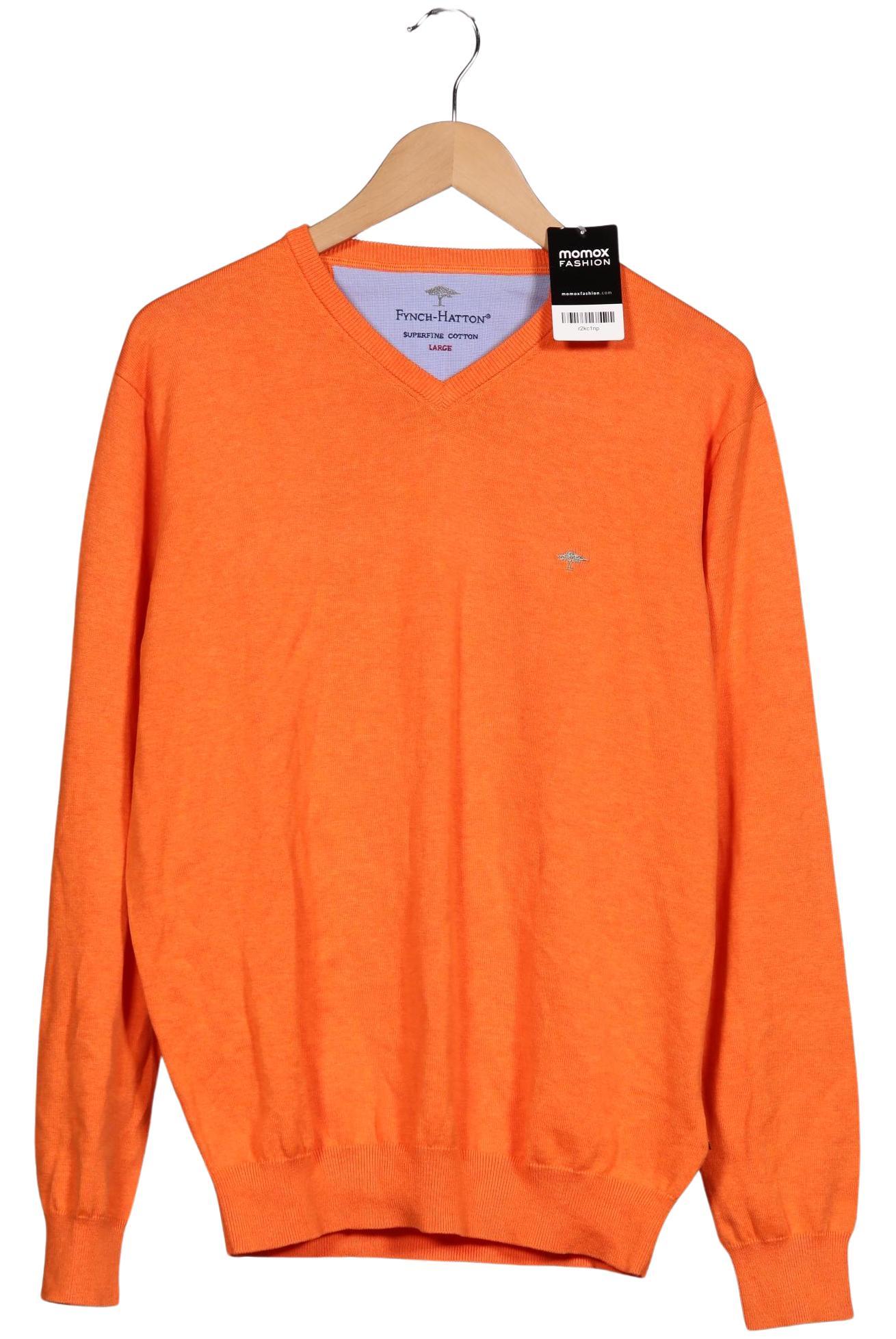 

Fynch Hatton Herren Pullover, orange, Gr. 52