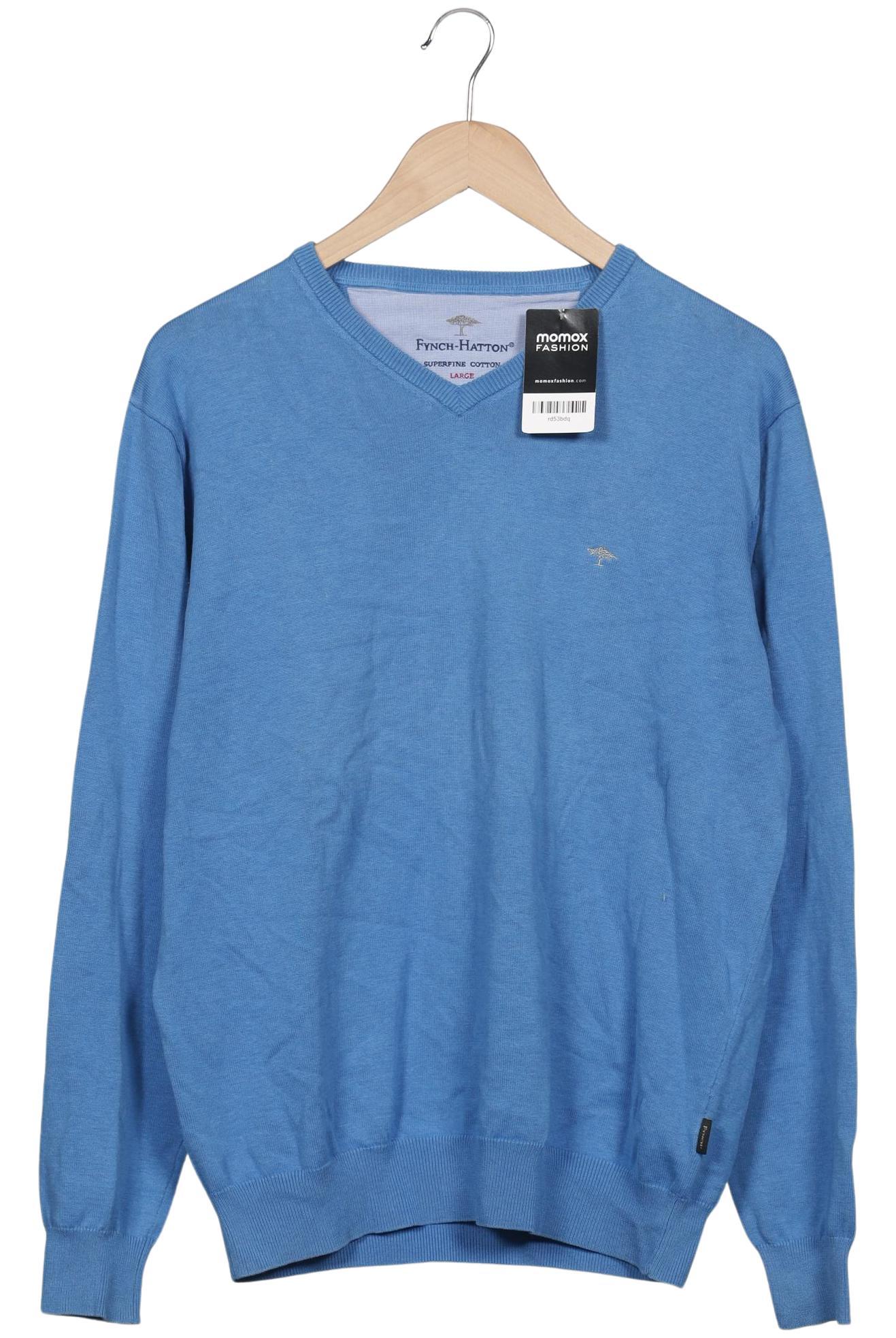 

Fynch Hatton Herren Pullover, blau, Gr. 52