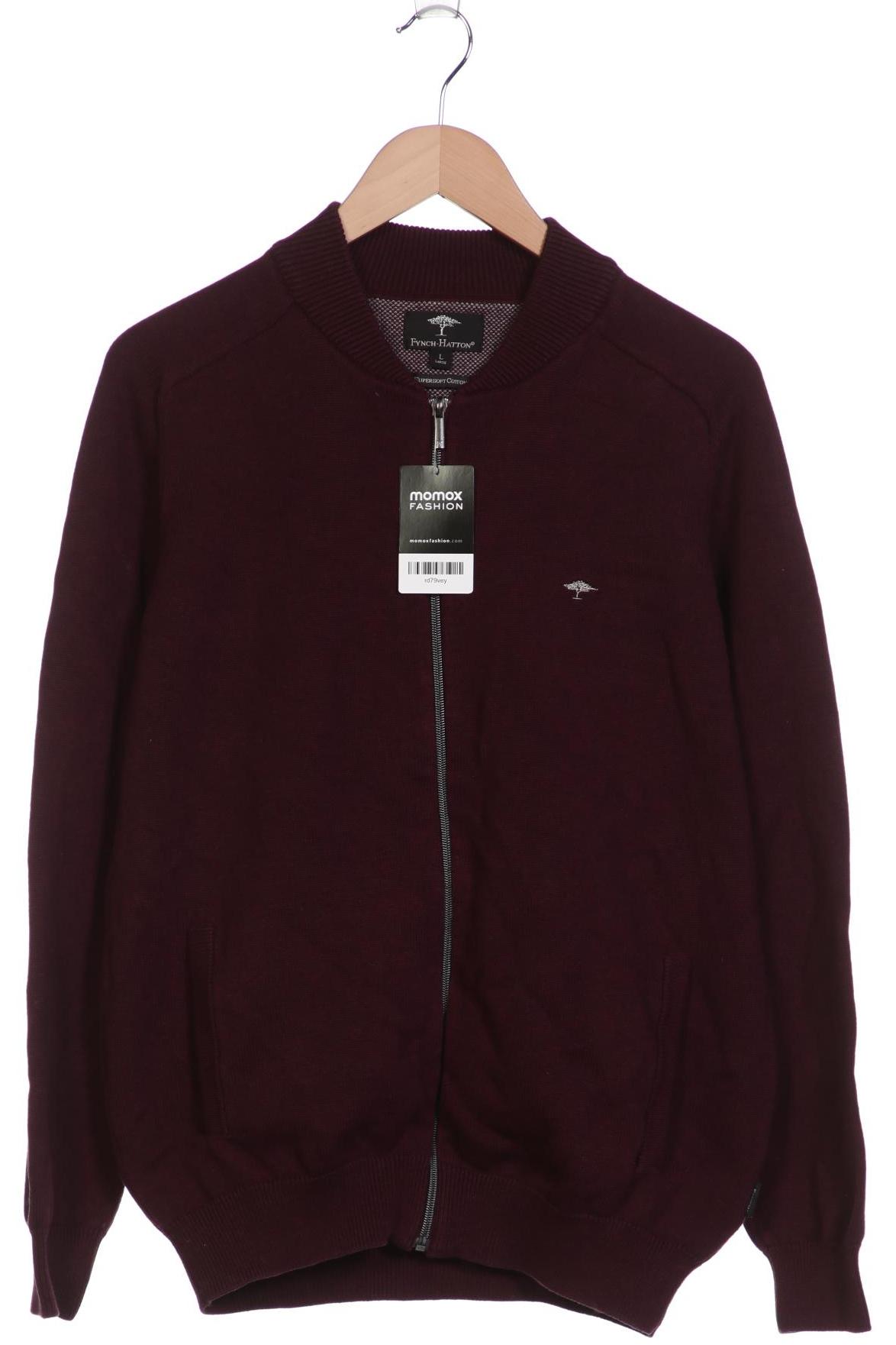 

Fynch Hatton Herren Strickjacke, bordeaux, Gr. 52