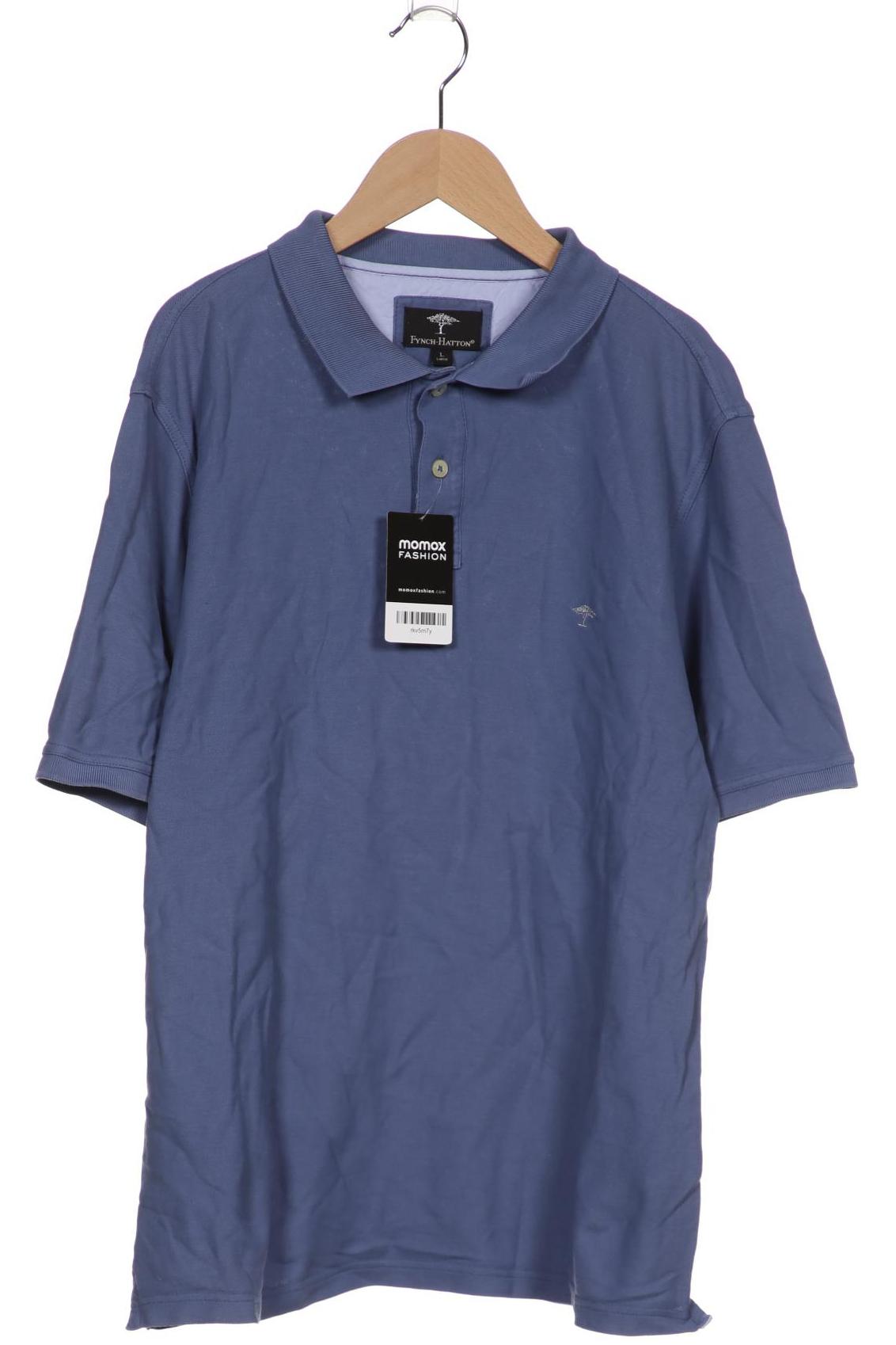 

Fynch Hatton Herren Poloshirt, blau
