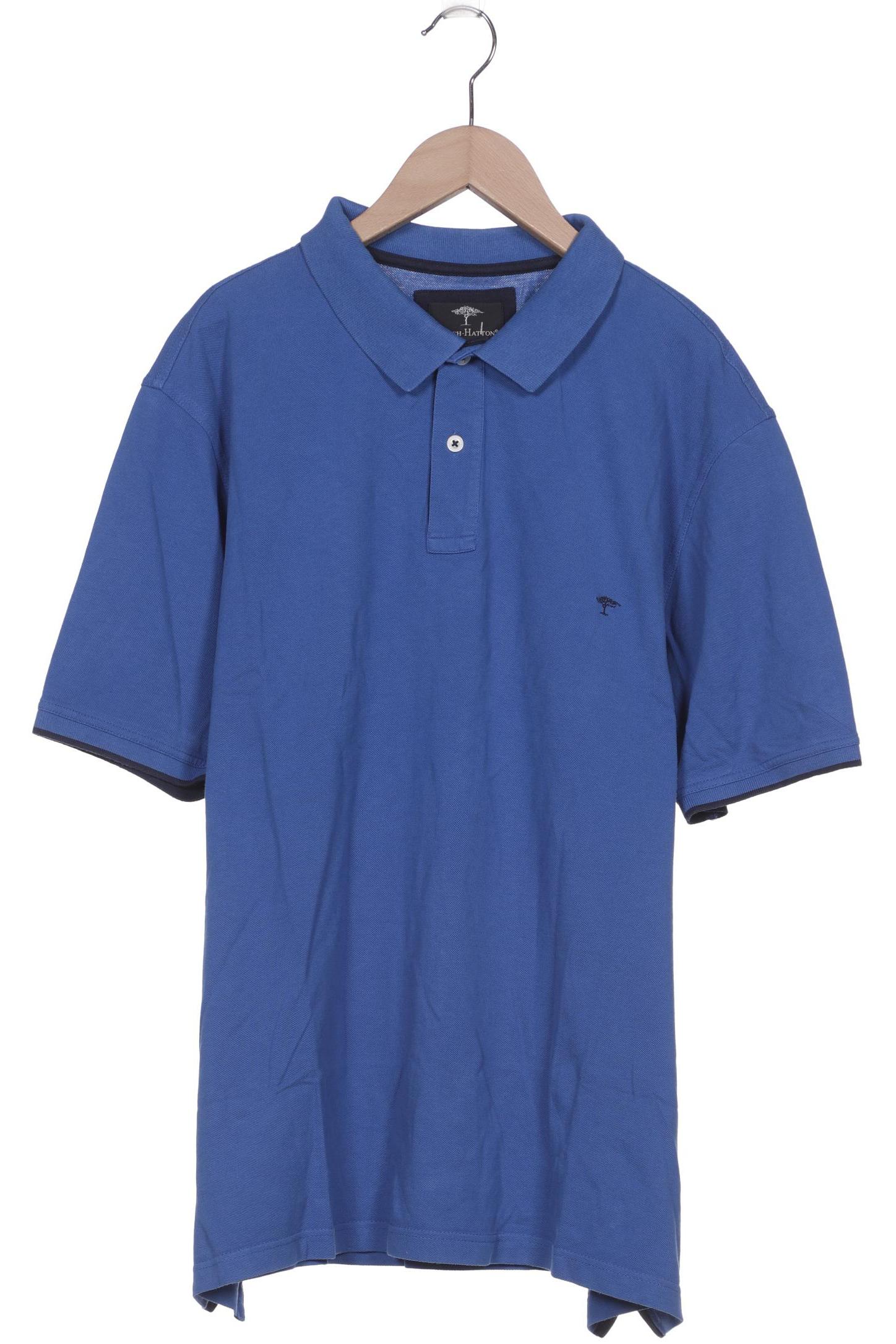 

Fynch Hatton Herren Poloshirt, blau