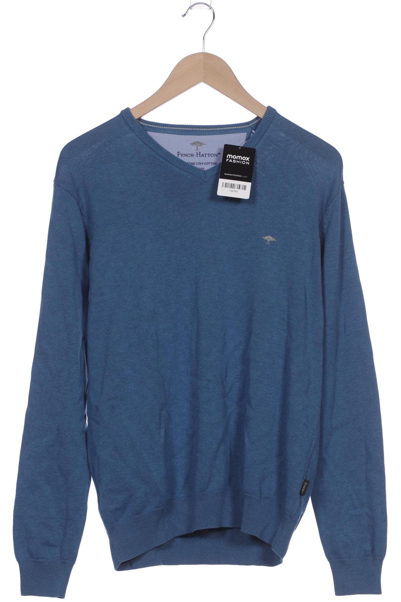 

Fynch Hatton Herren Pullover, blau, Gr. 48