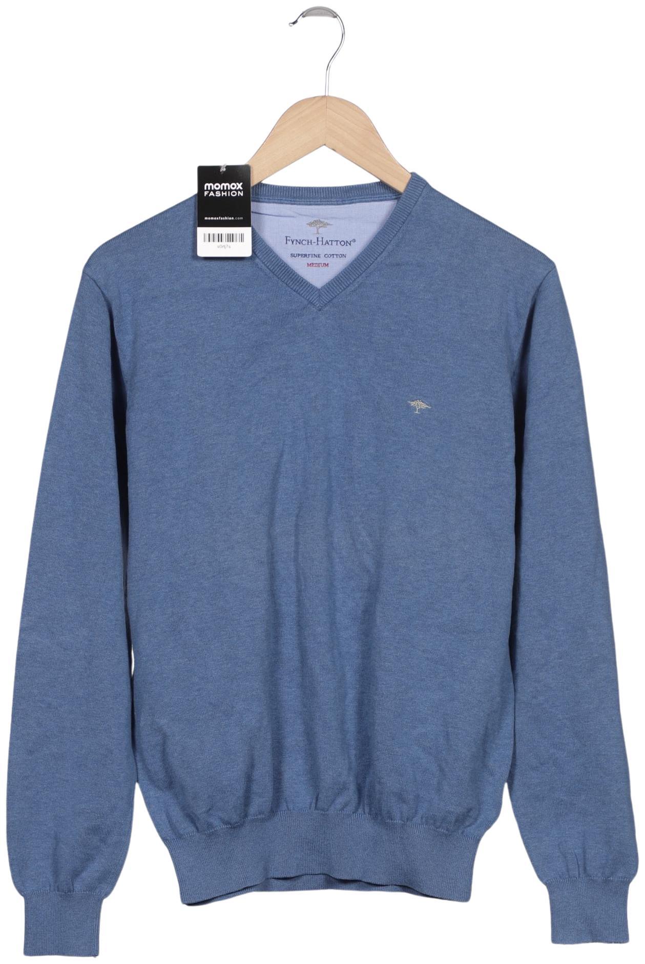 

Fynch Hatton Herren Pullover, blau, Gr. 48