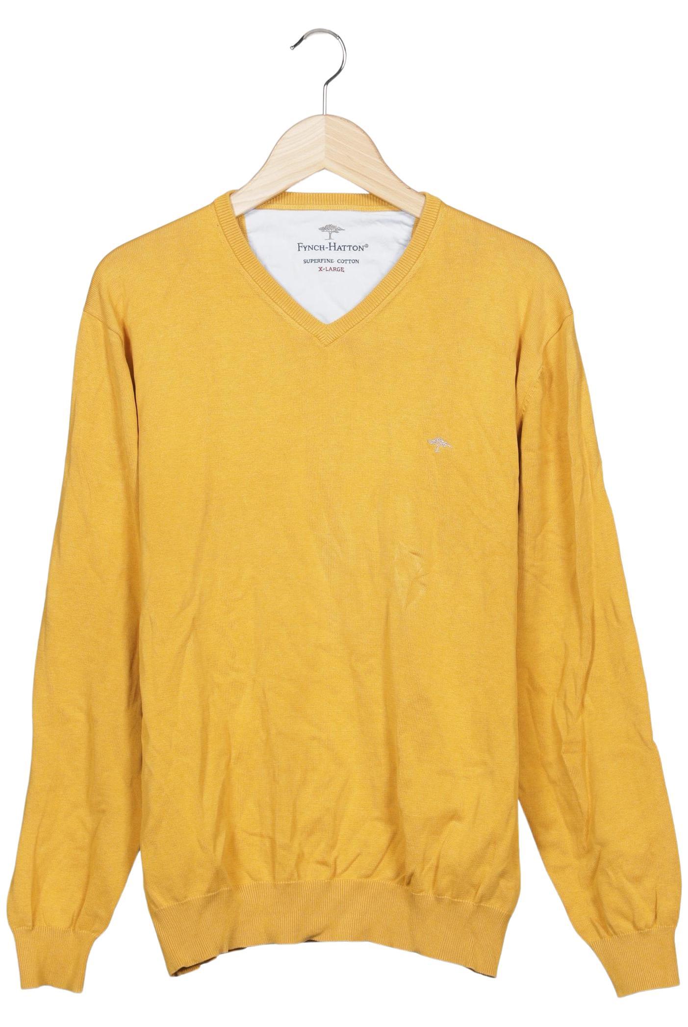 

Fynch Hatton Herren Pullover, gelb, Gr. 54