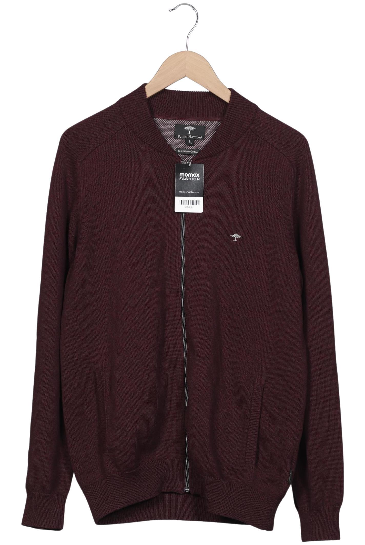

Fynch Hatton Herren Strickjacke, bordeaux, Gr. 52