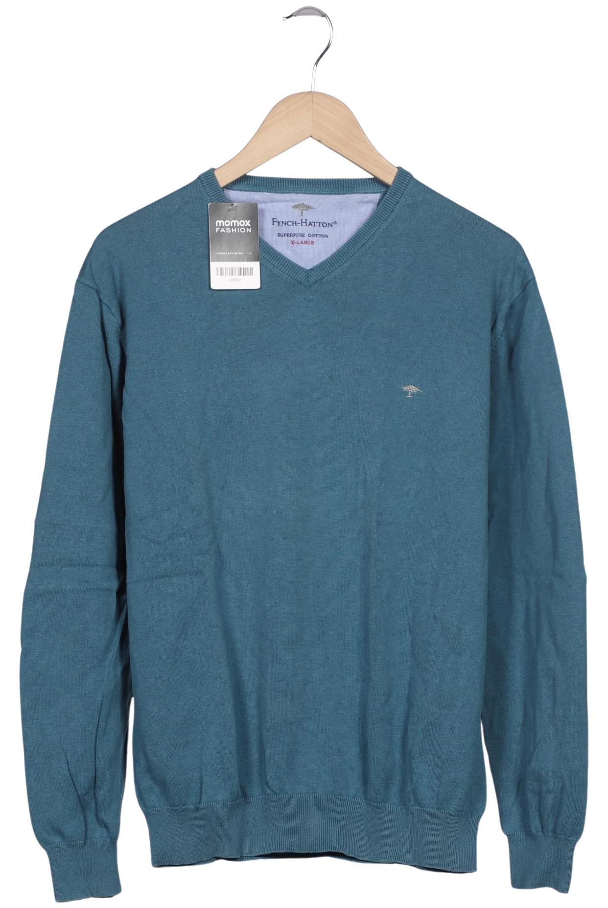 

Fynch Hatton Herren Pullover, türkis, Gr. 54