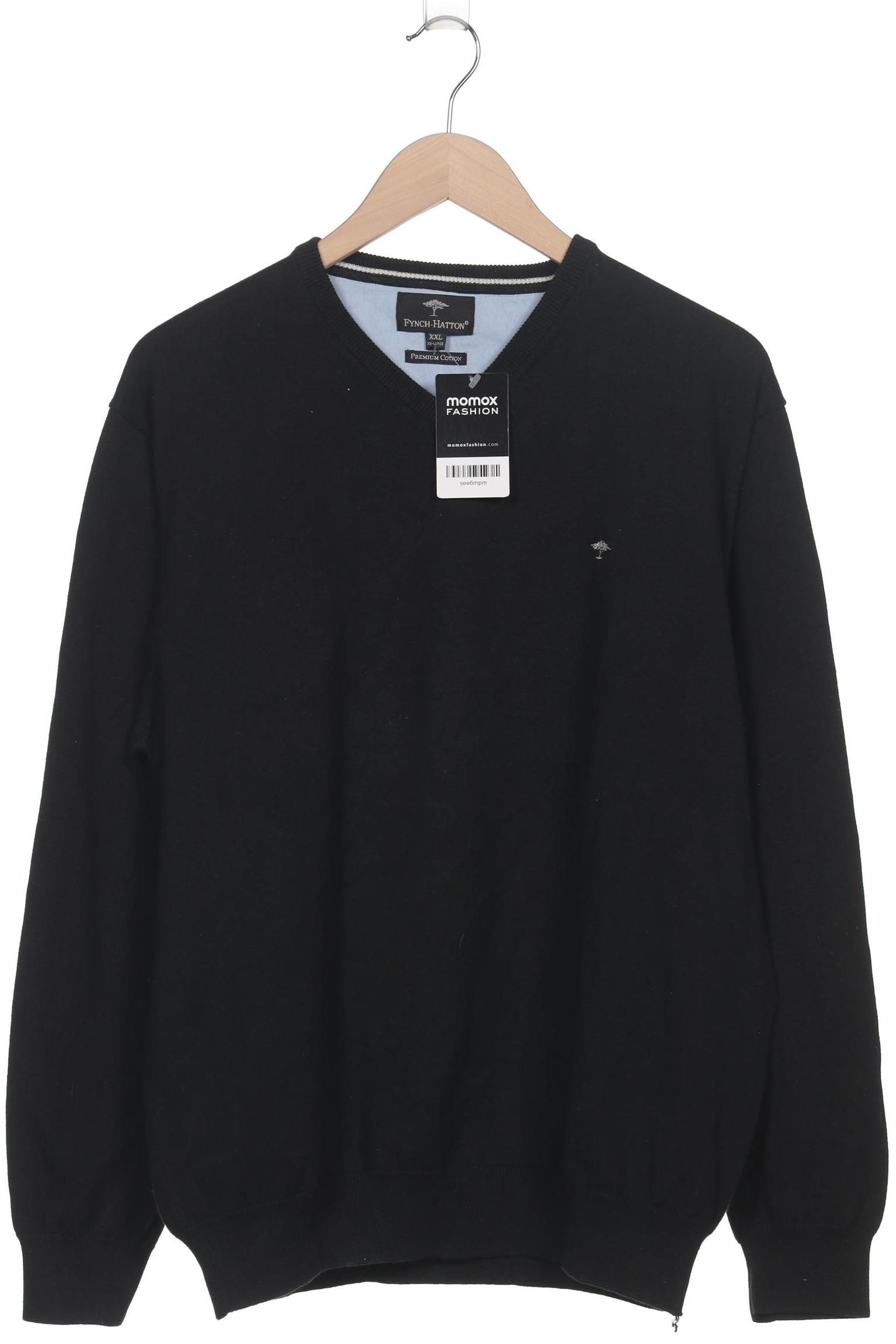 

Fynch Hatton Herren Pullover, schwarz, Gr. 56