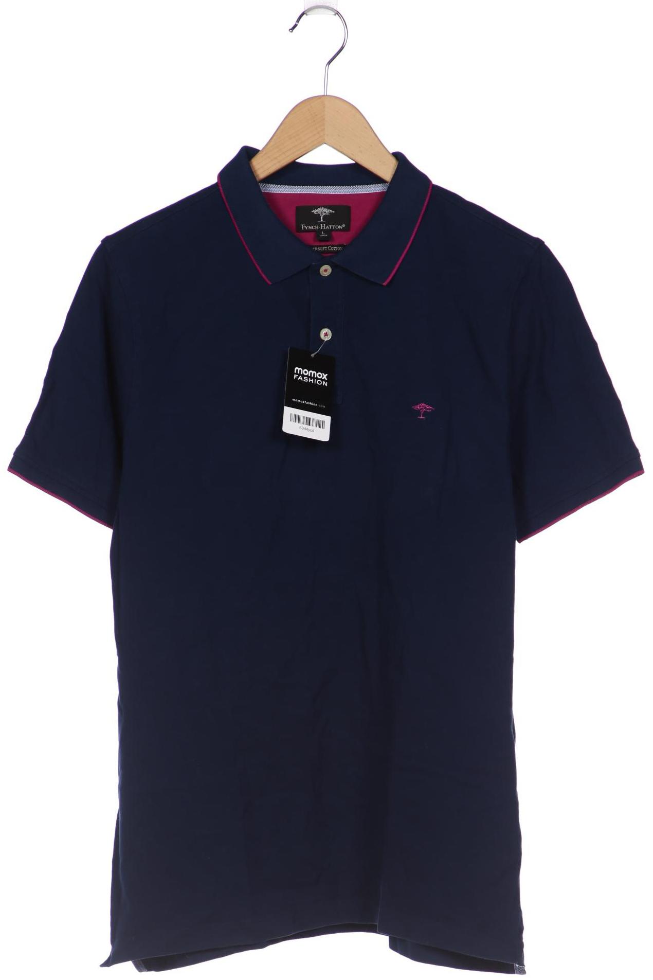 

Fynch Hatton Herren Poloshirt, marineblau