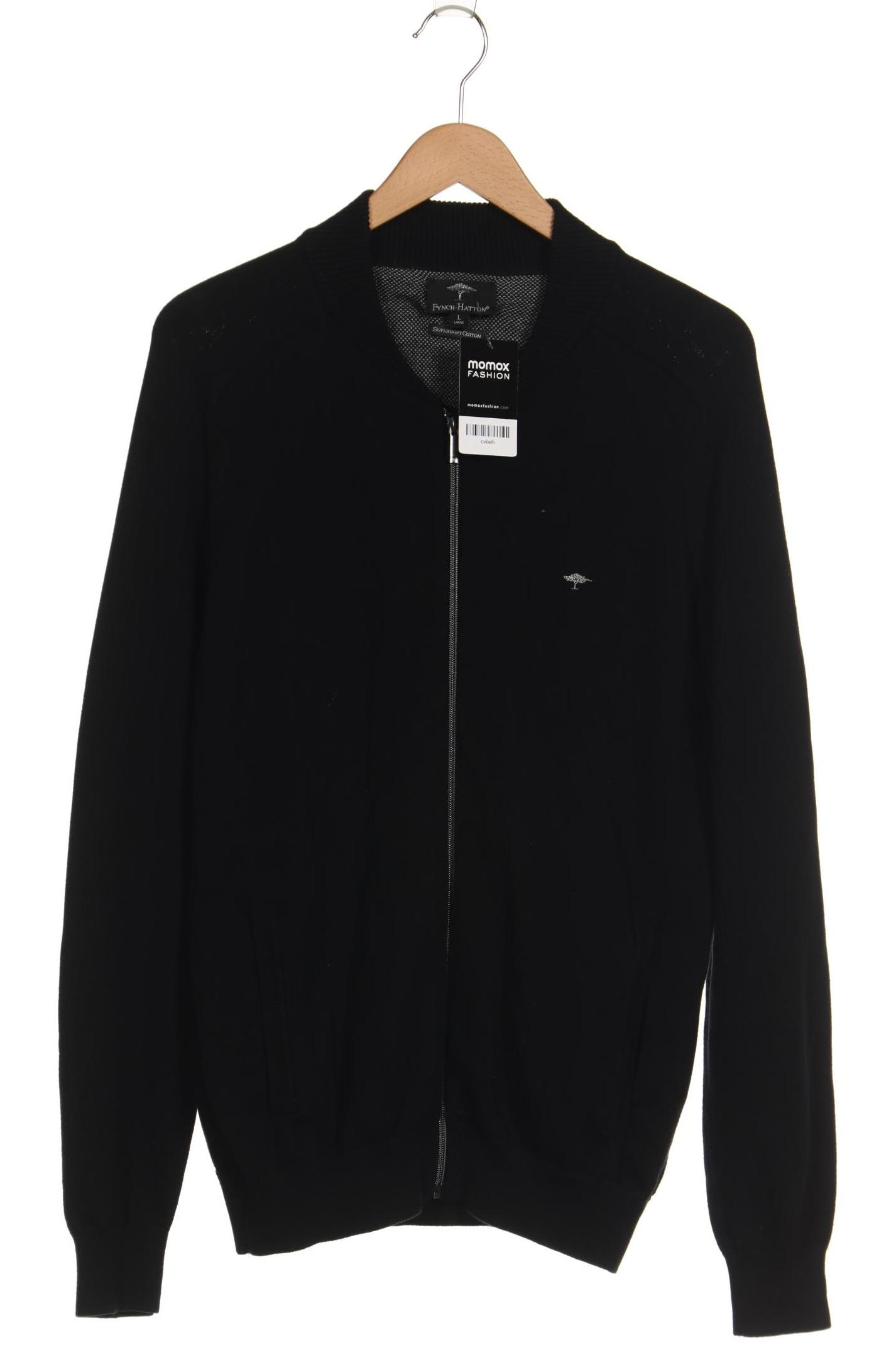 

Fynch Hatton Herren Strickjacke, schwarz, Gr. 52