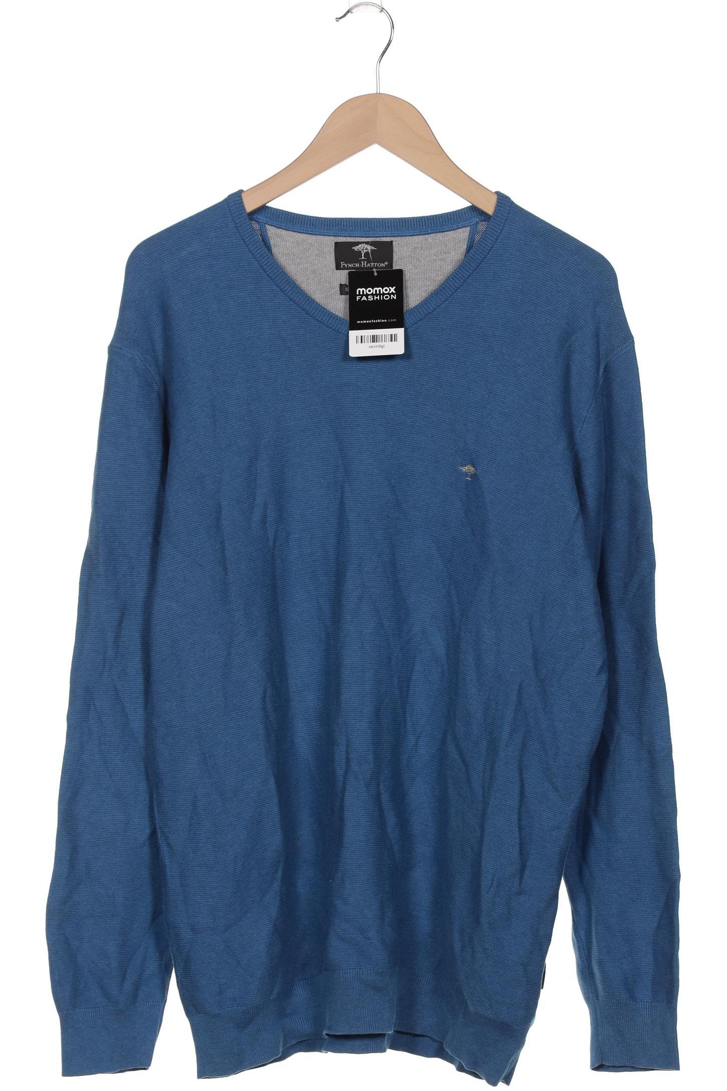 

Fynch Hatton Herren Pullover, blau, Gr. 56