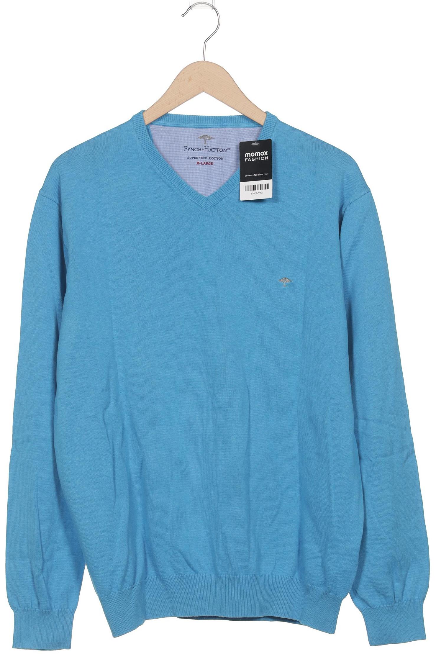 

Fynch Hatton Herren Pullover, blau, Gr. 54