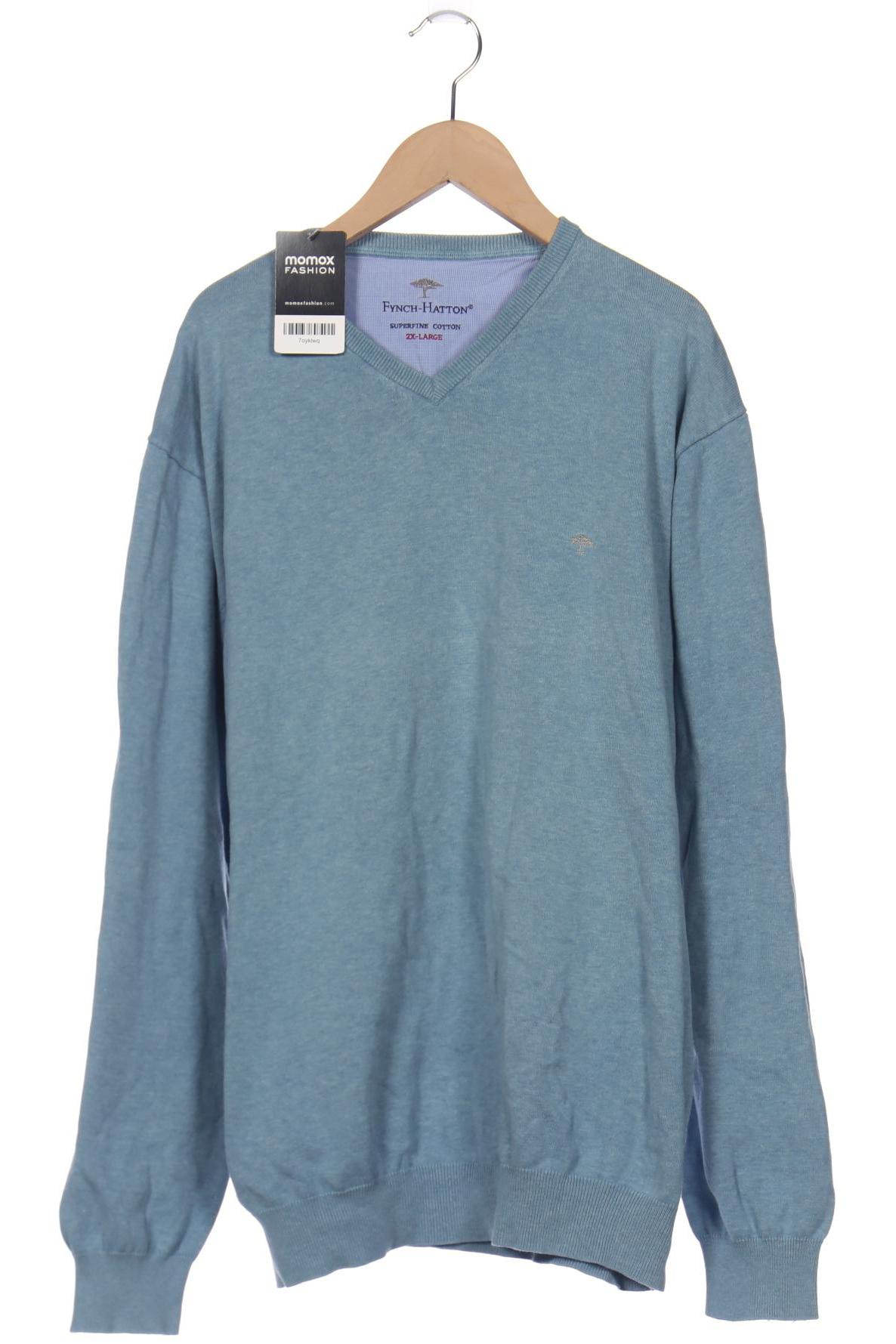 

Fynch Hatton Herren Pullover, blau, Gr. 56