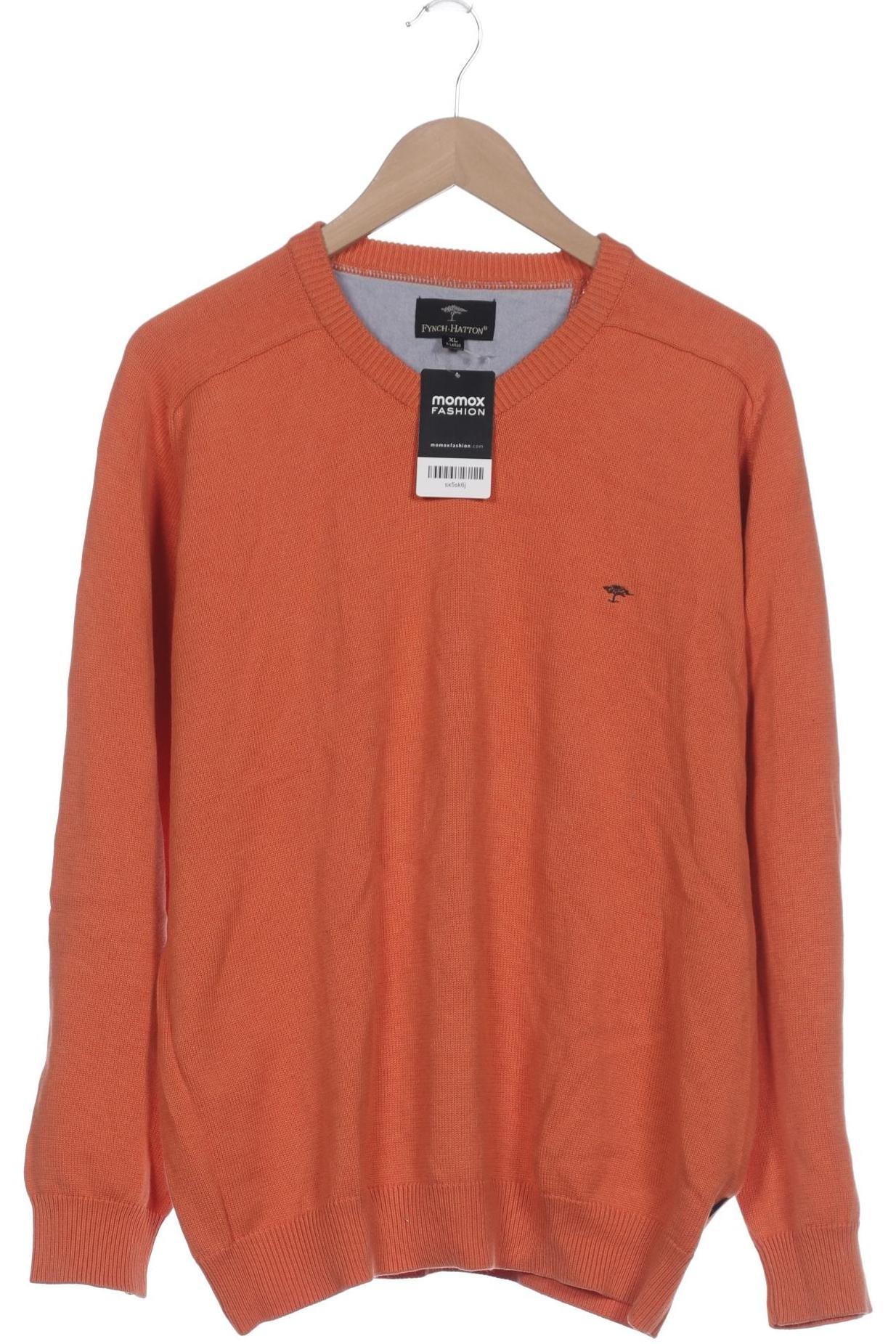 Thumbnail - Fynch Hatton Herren Pullover, orange, Gr. 54