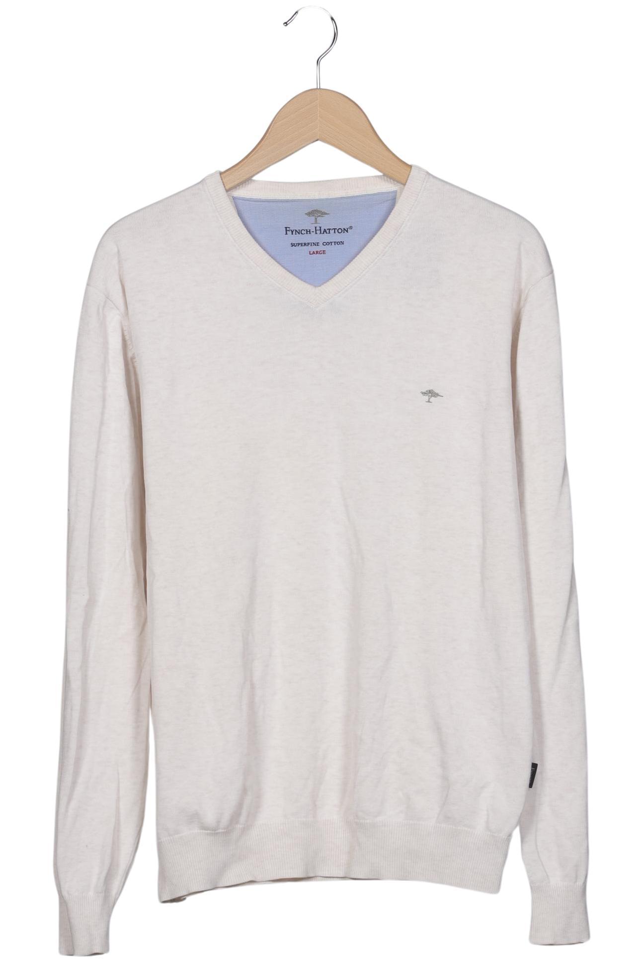 

Fynch Hatton Herren Pullover, cremeweiß, Gr. 52