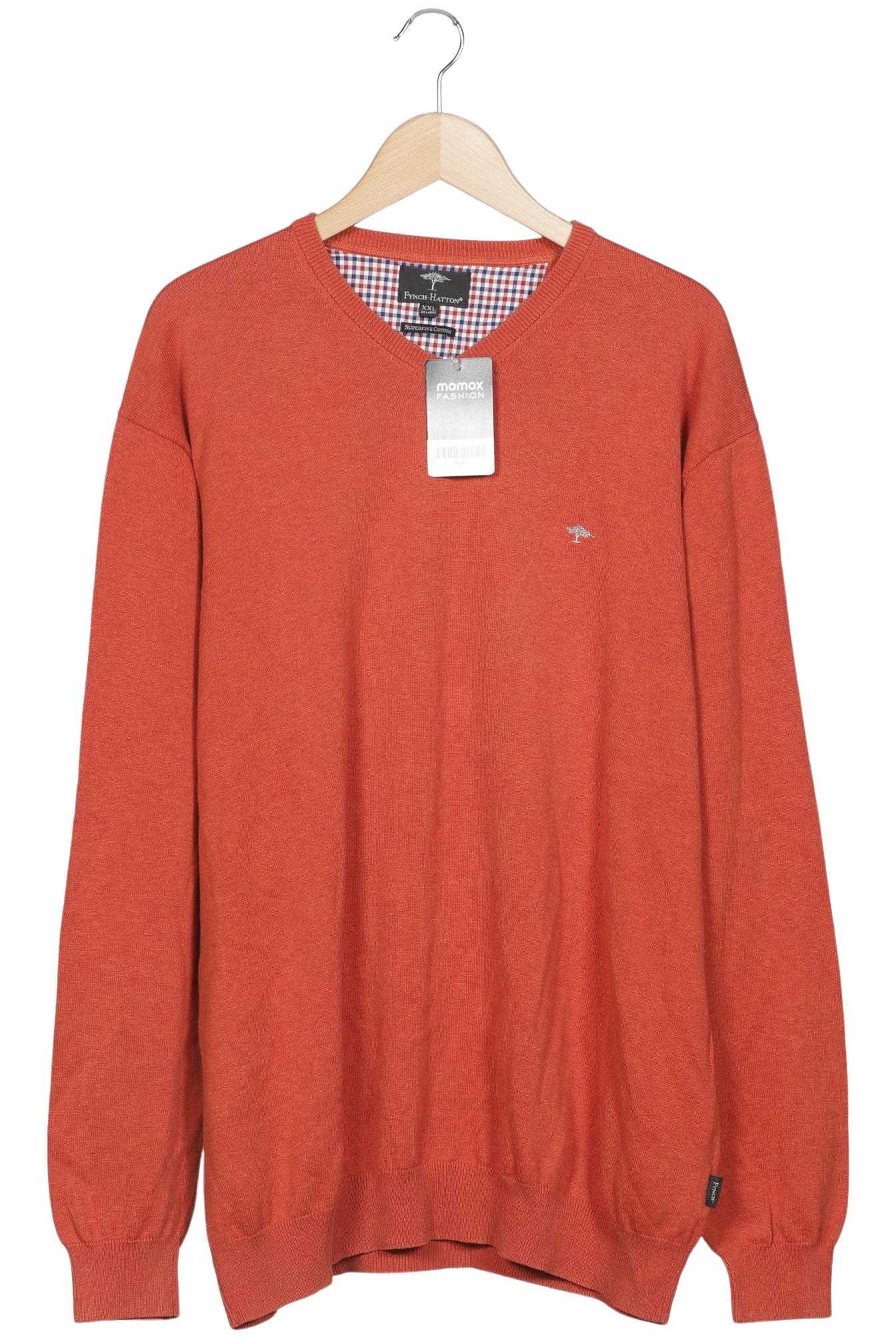 

Fynch Hatton Herren Pullover, orange, Gr. 56