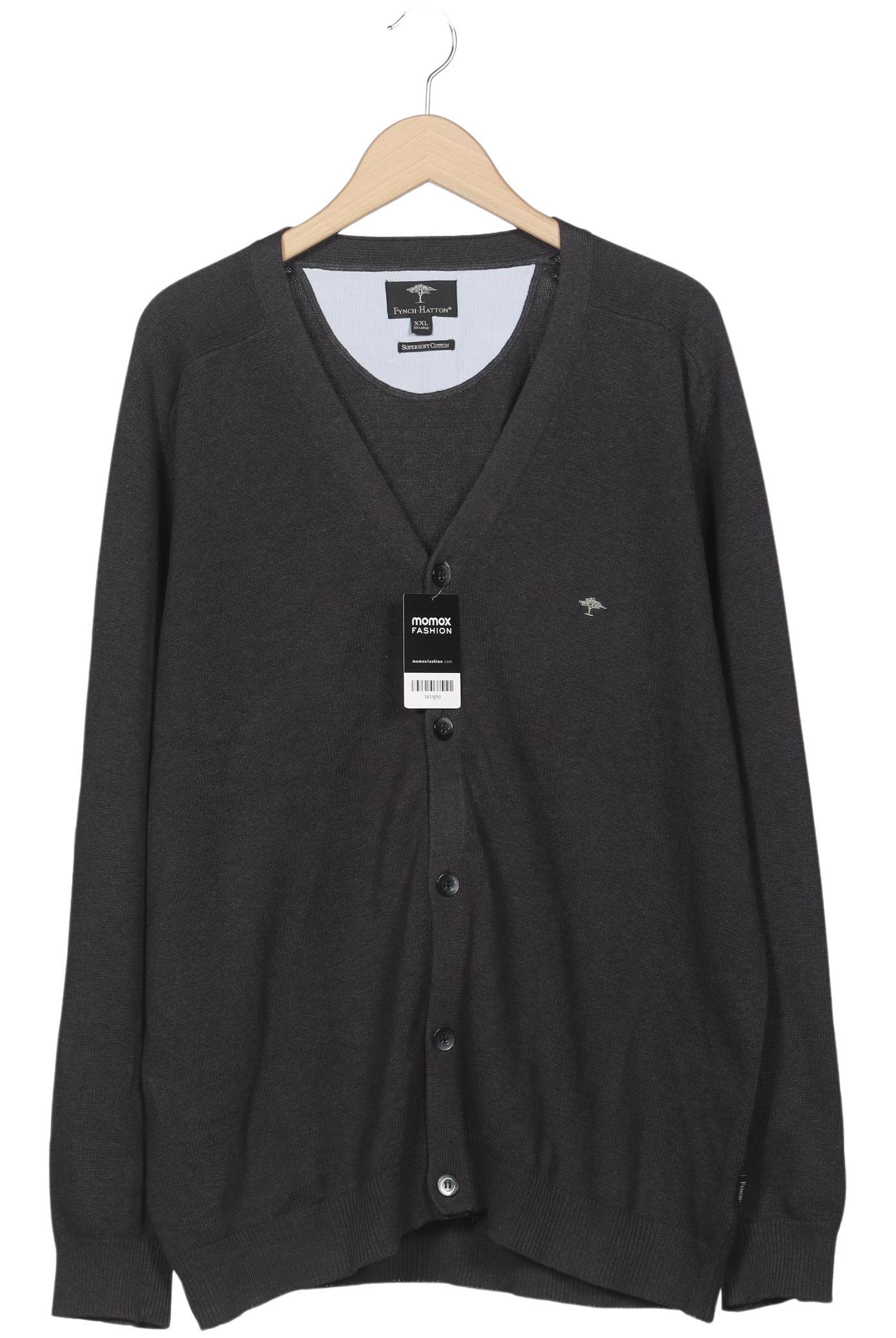 

Fynch Hatton Herren Strickjacke, grau, Gr. 56