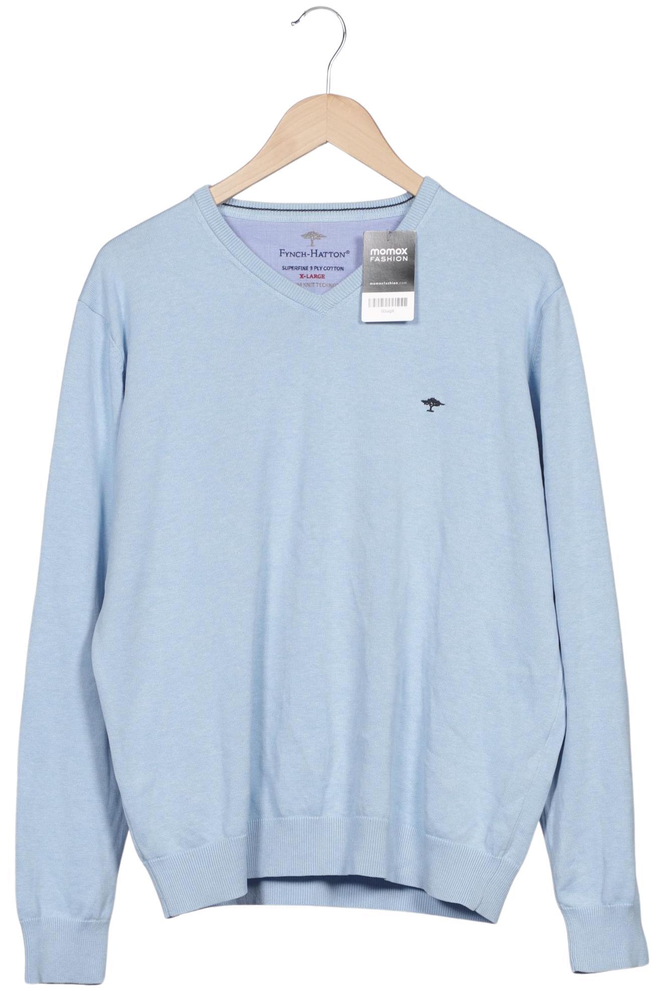 

Fynch Hatton Herren Pullover, blau, Gr. 54