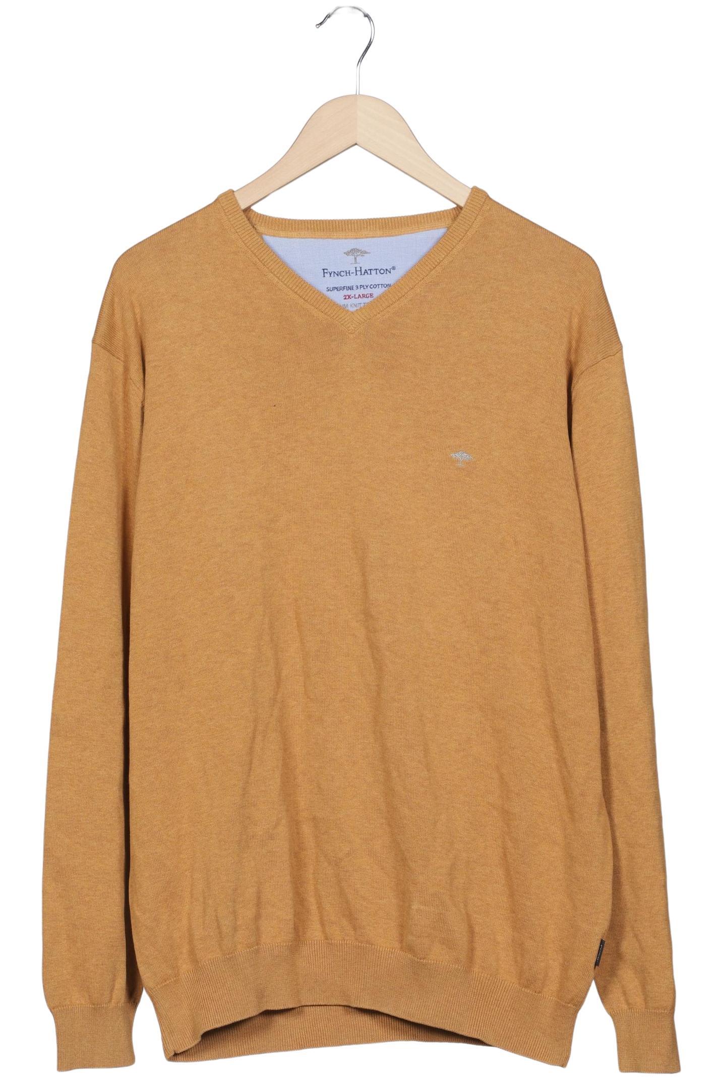 

Fynch Hatton Herren Pullover, gelb, Gr. 56