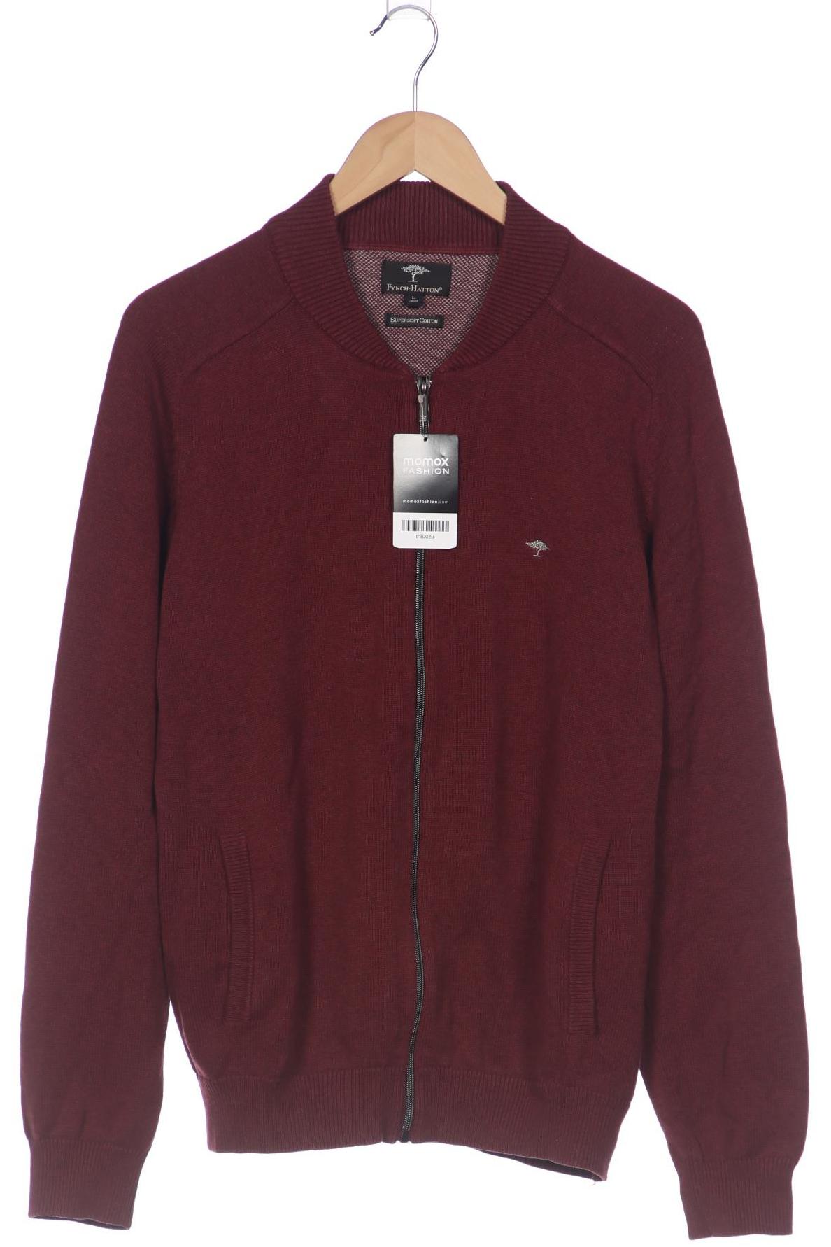 

Fynch Hatton Herren Strickjacke, bordeaux, Gr. 52