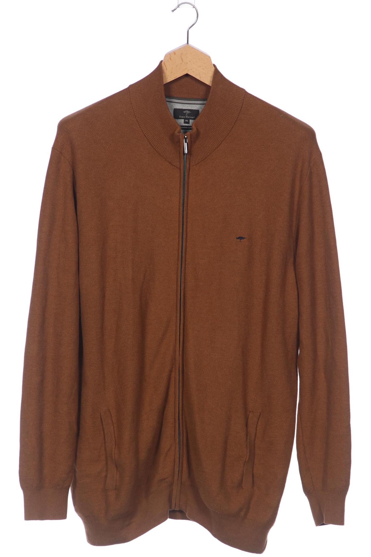 

Fynch Hatton Herren Strickjacke, braun, Gr. 58