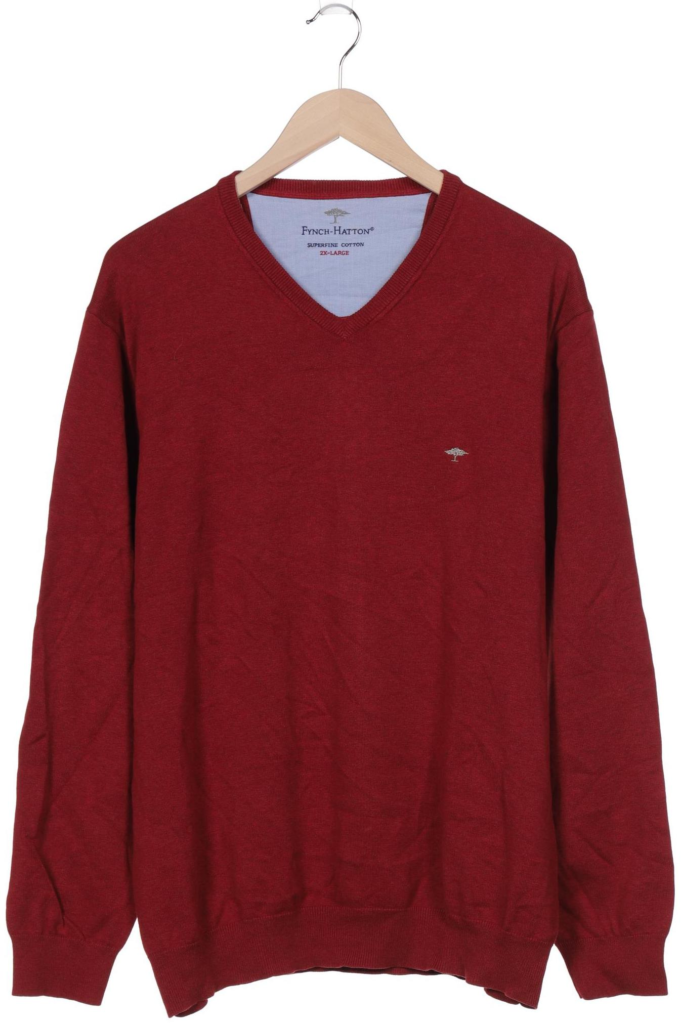 

Fynch Hatton Herren Pullover, bordeaux