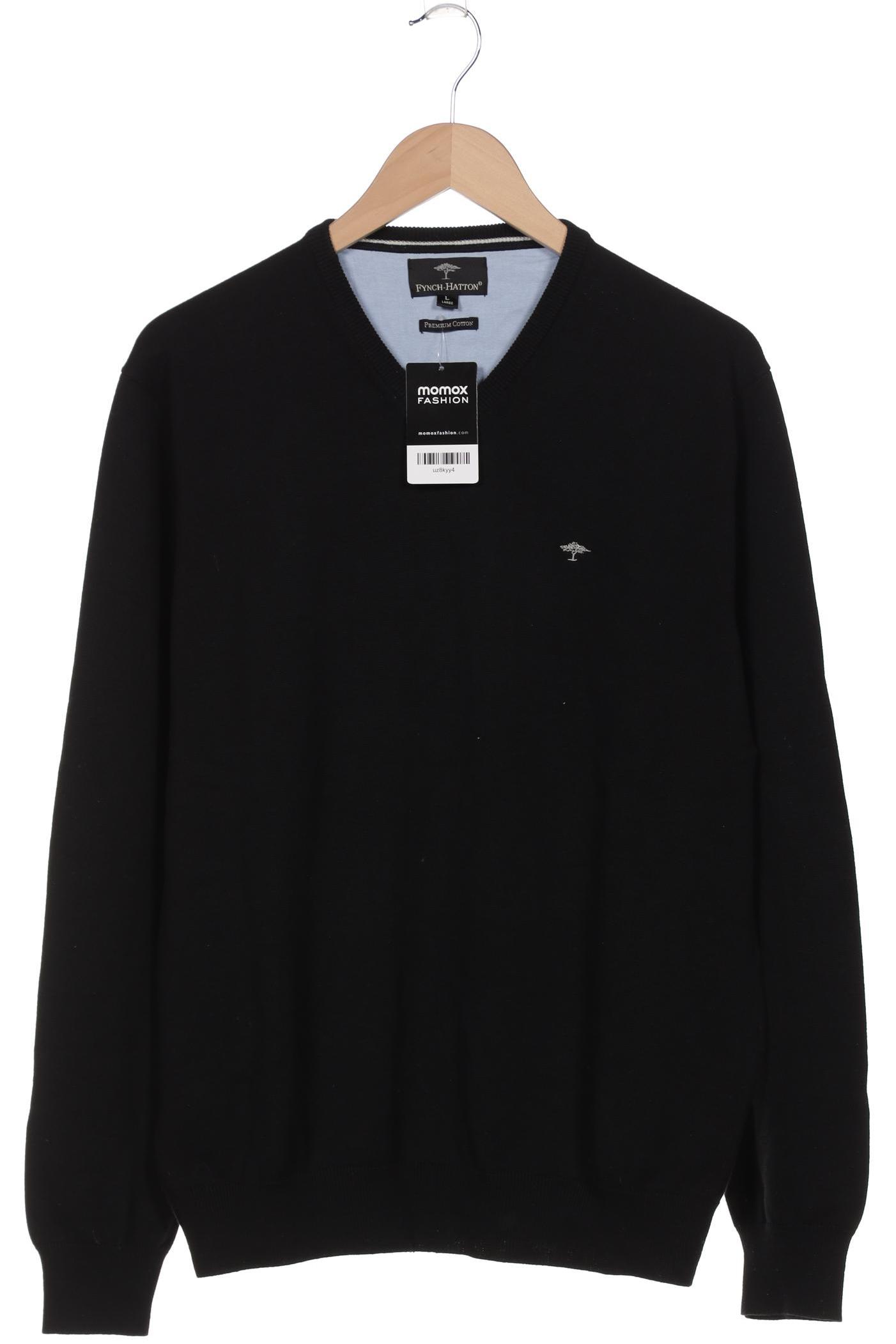 

Fynch Hatton Herren Pullover, schwarz, Gr. 52