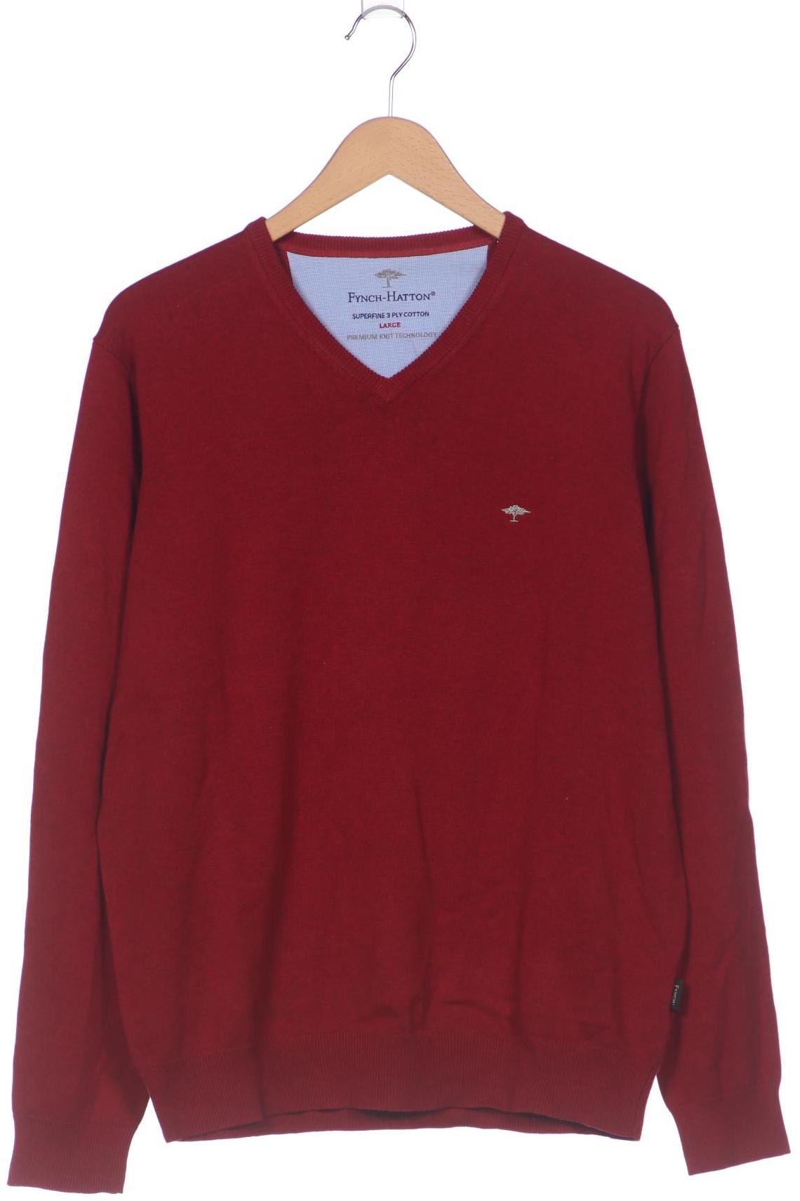 Thumbnail - Fynch Hatton Herren Pullover, bordeaux, Gr. 52