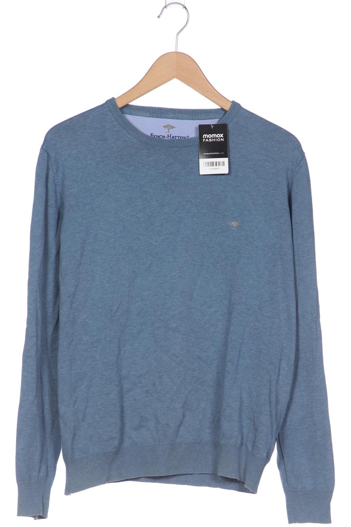 

Fynch Hatton Herren Pullover, blau, Gr. 48