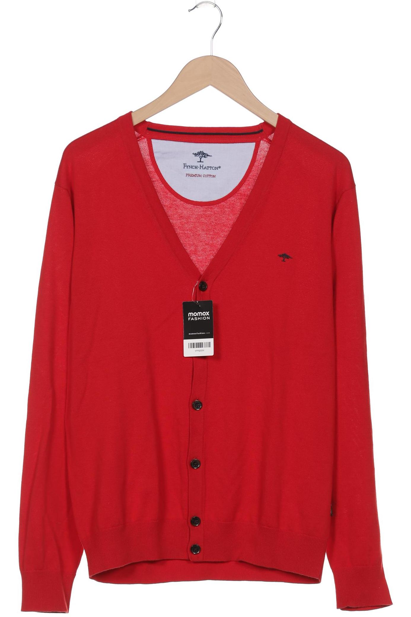 

Fynch Hatton Herren Strickjacke, rot, Gr. 48