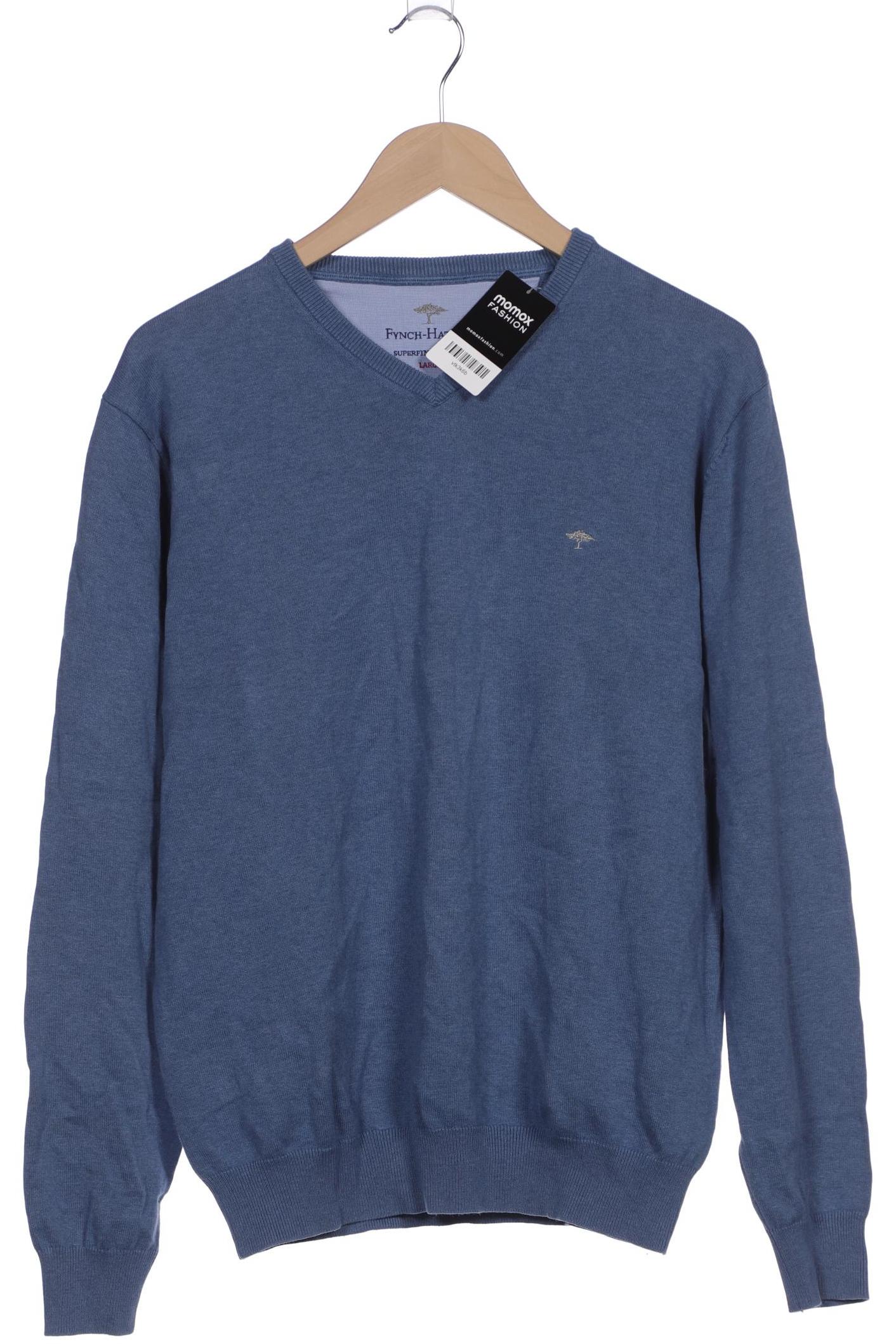 

Fynch Hatton Herren Pullover, blau, Gr. 52