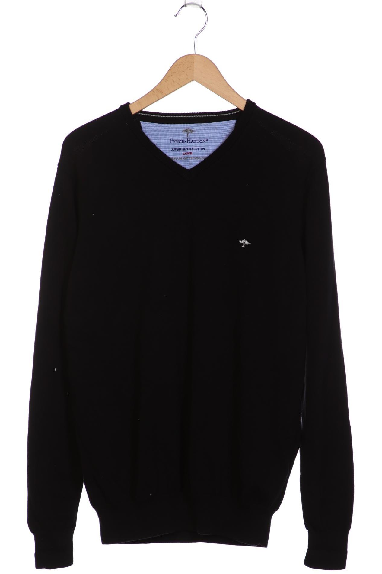 

Fynch Hatton Herren Pullover, schwarz, Gr. 52