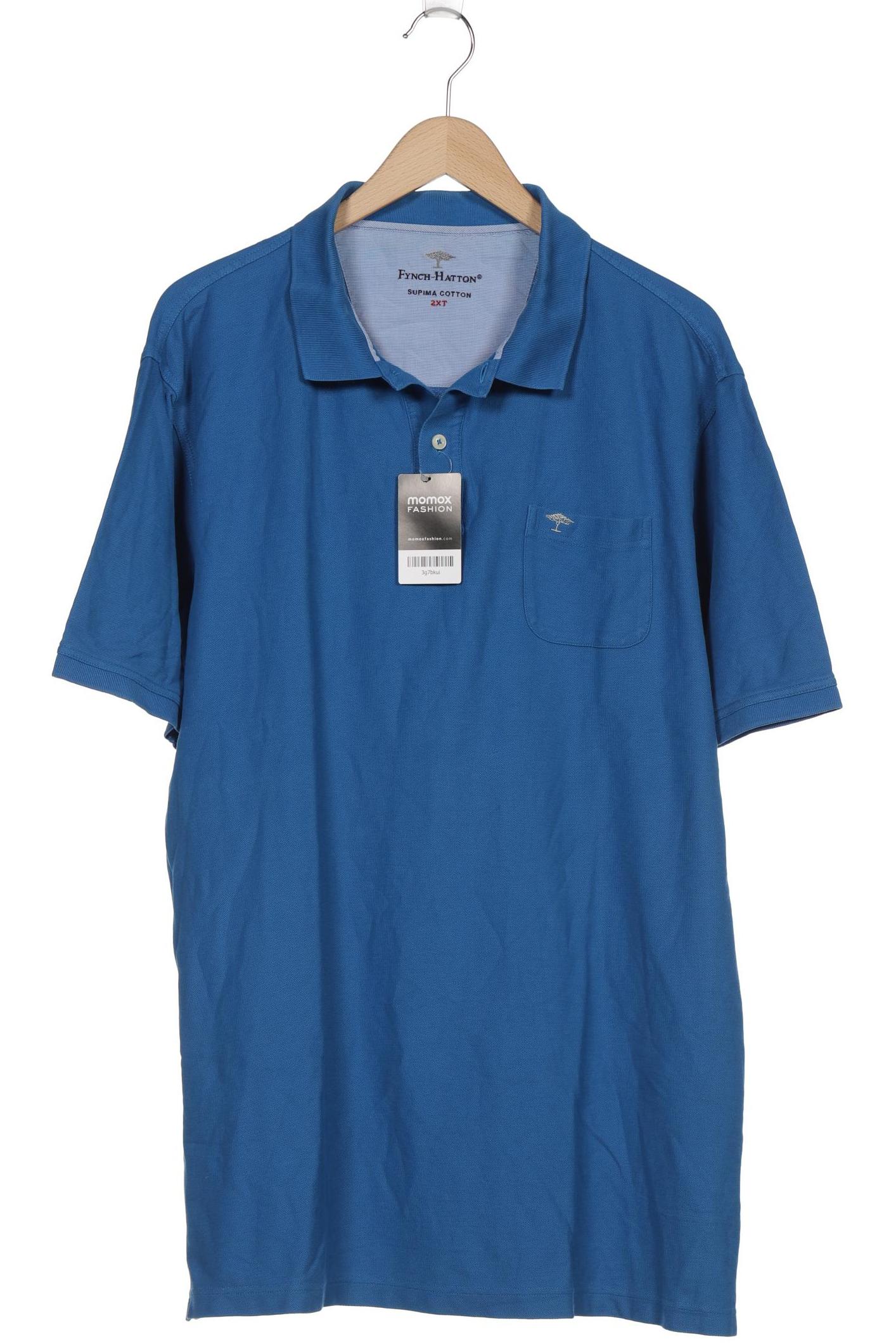 

Fynch Hatton Herren Poloshirt, blau